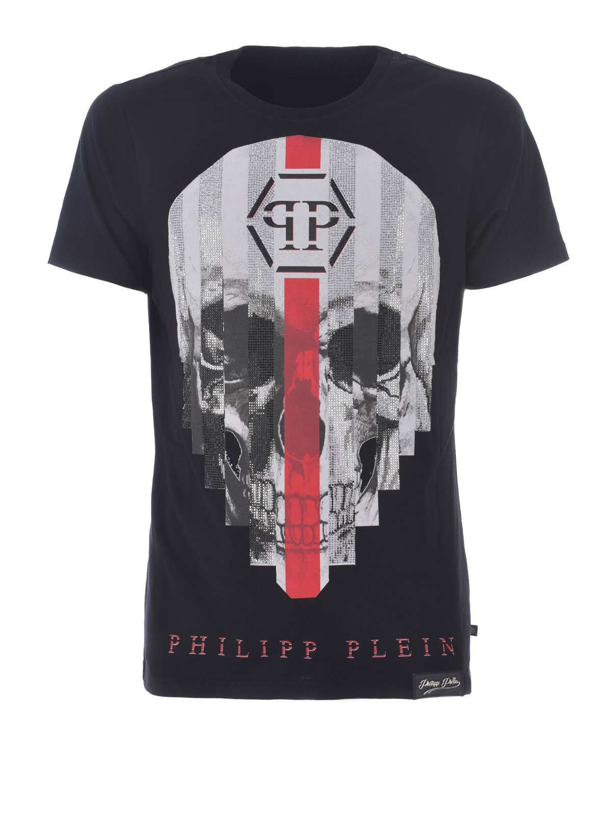 T-shirts Philipp Plein - My Plein embellished T-shirt - MTK0103PJY002N02R0