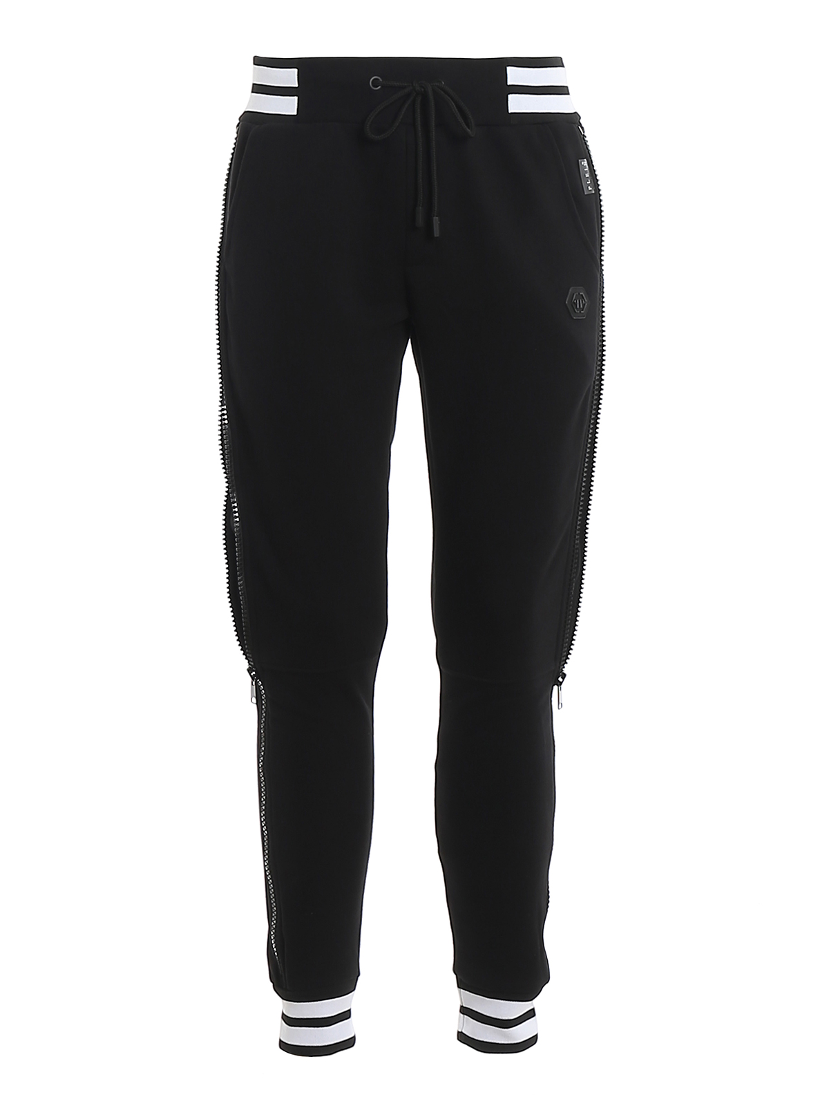 tracksuit bottoms with side zips