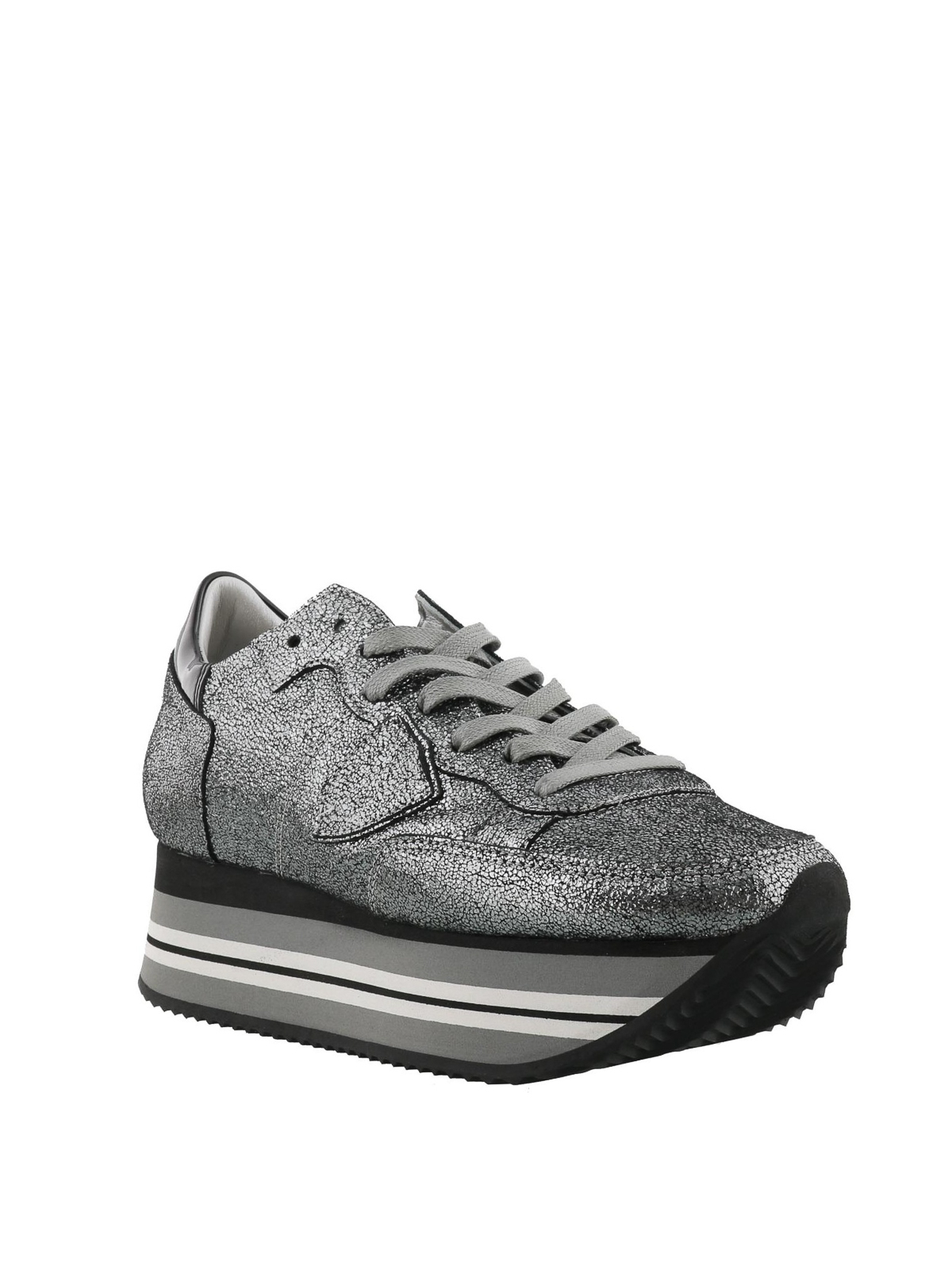 Trainers Philippe Model - Eiffel metallic platform sneakers - EILDMM17