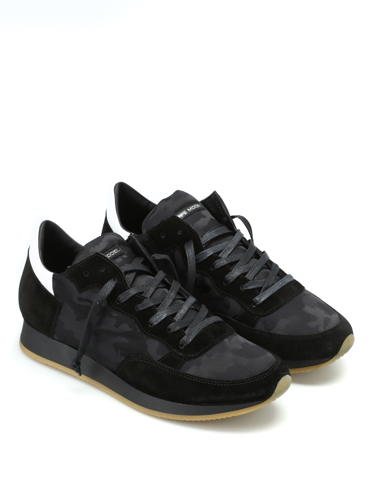 Trainers Philippe Model - Tropez black camu sneakers - TRLUCF21