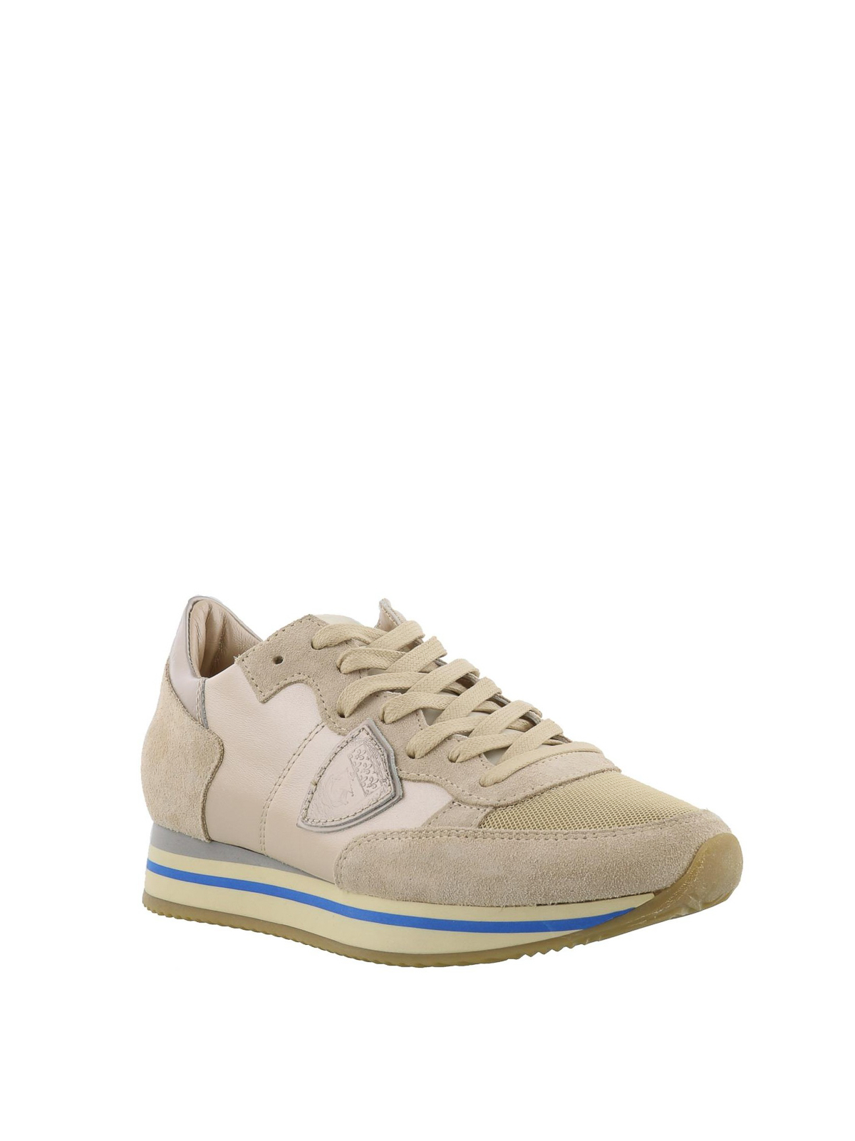Trainers Philippe Model - Tropez Higher beige suede sneakers - THLDPE04