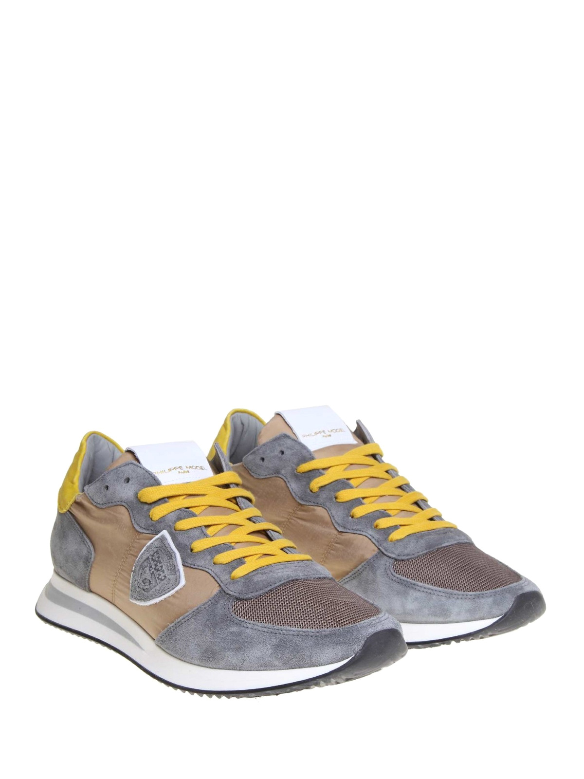 Trainers Philippe Model - Trpx Mondial nylon and suede sneakers - TZLUW005