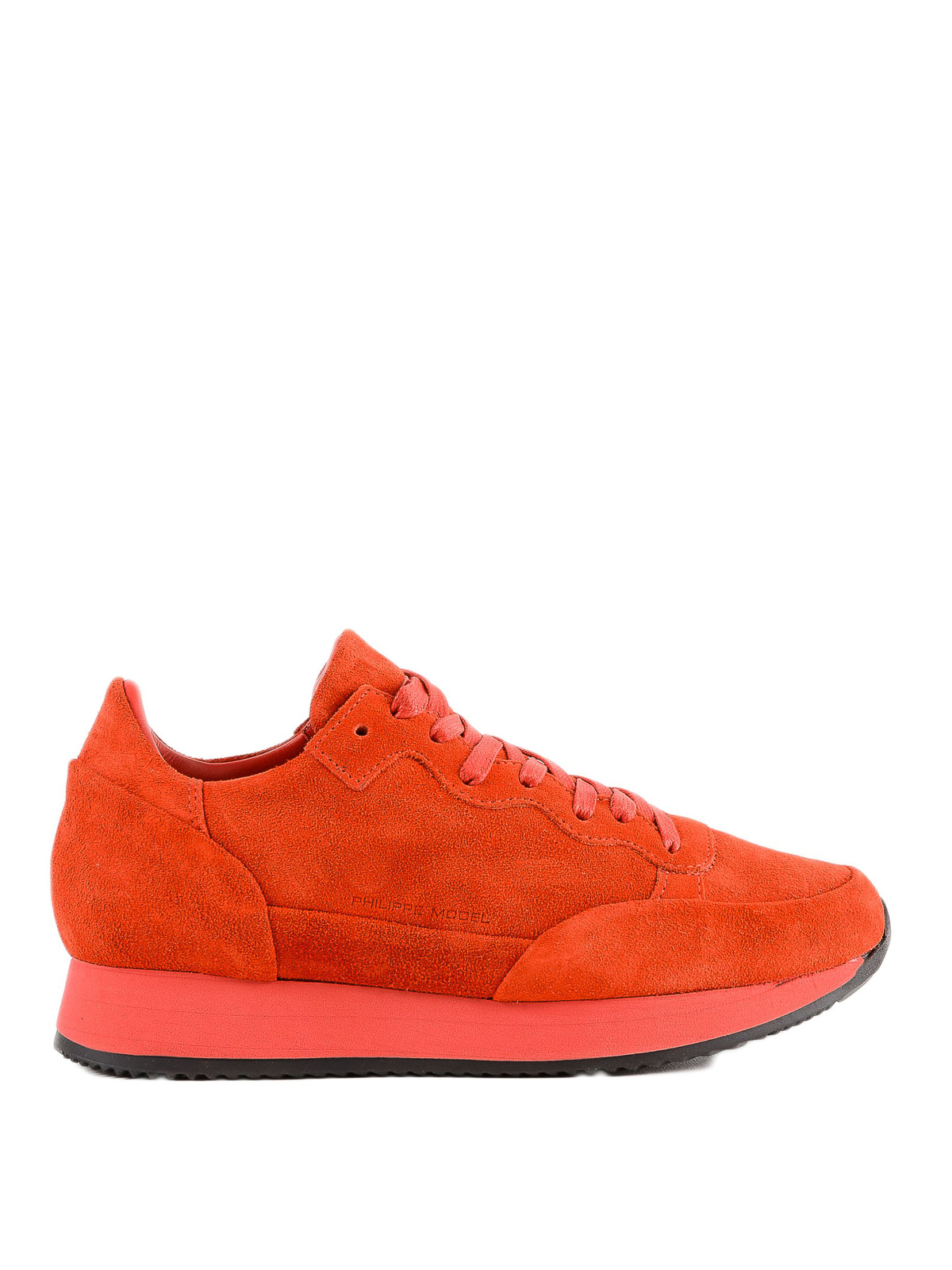 red suede trainers