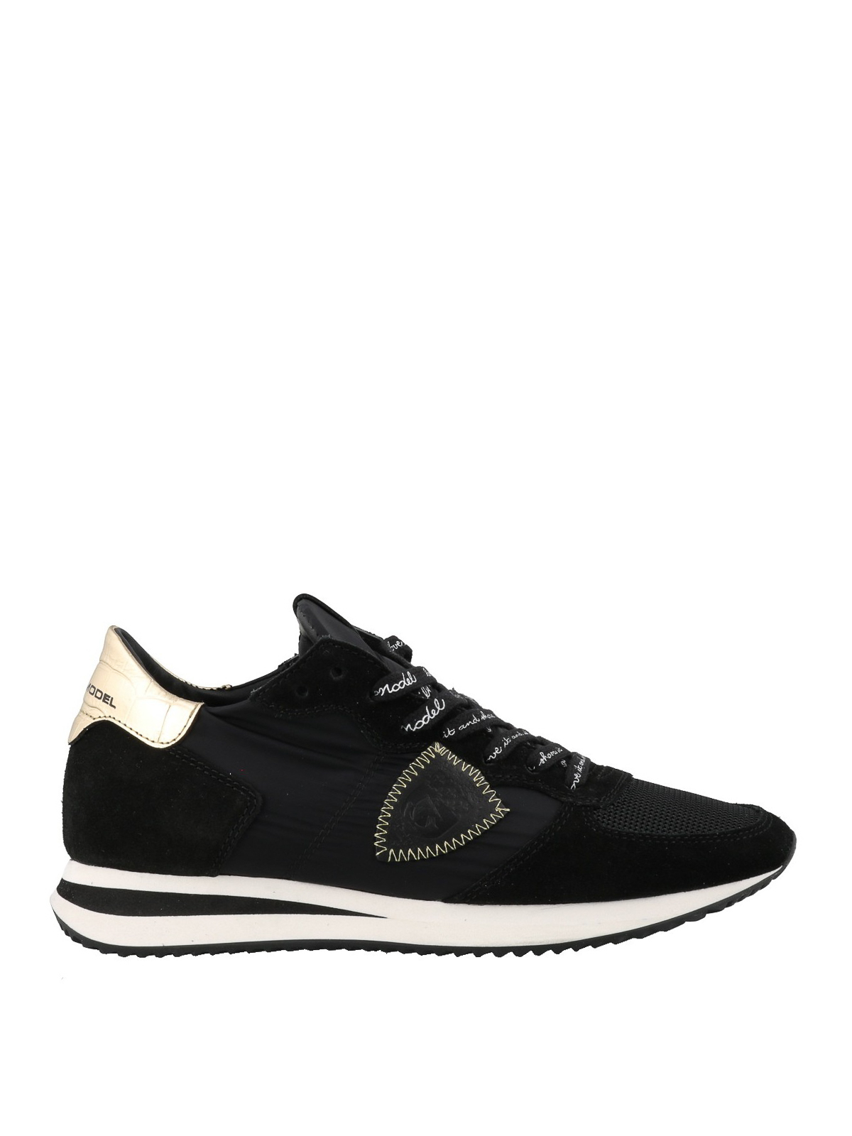 Trainers Philippe Model - Tropez X laminated heel tab sneakers - TZLDWC02