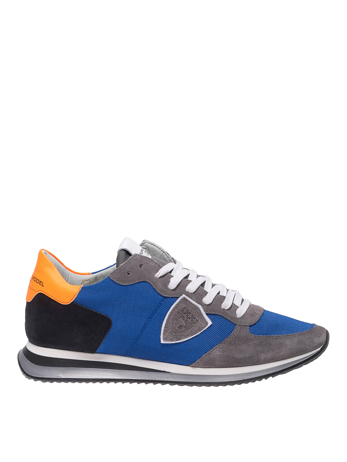 Philippe Model Trpx Mondial Pop Neon Sneakers In Bluette Gris In ...