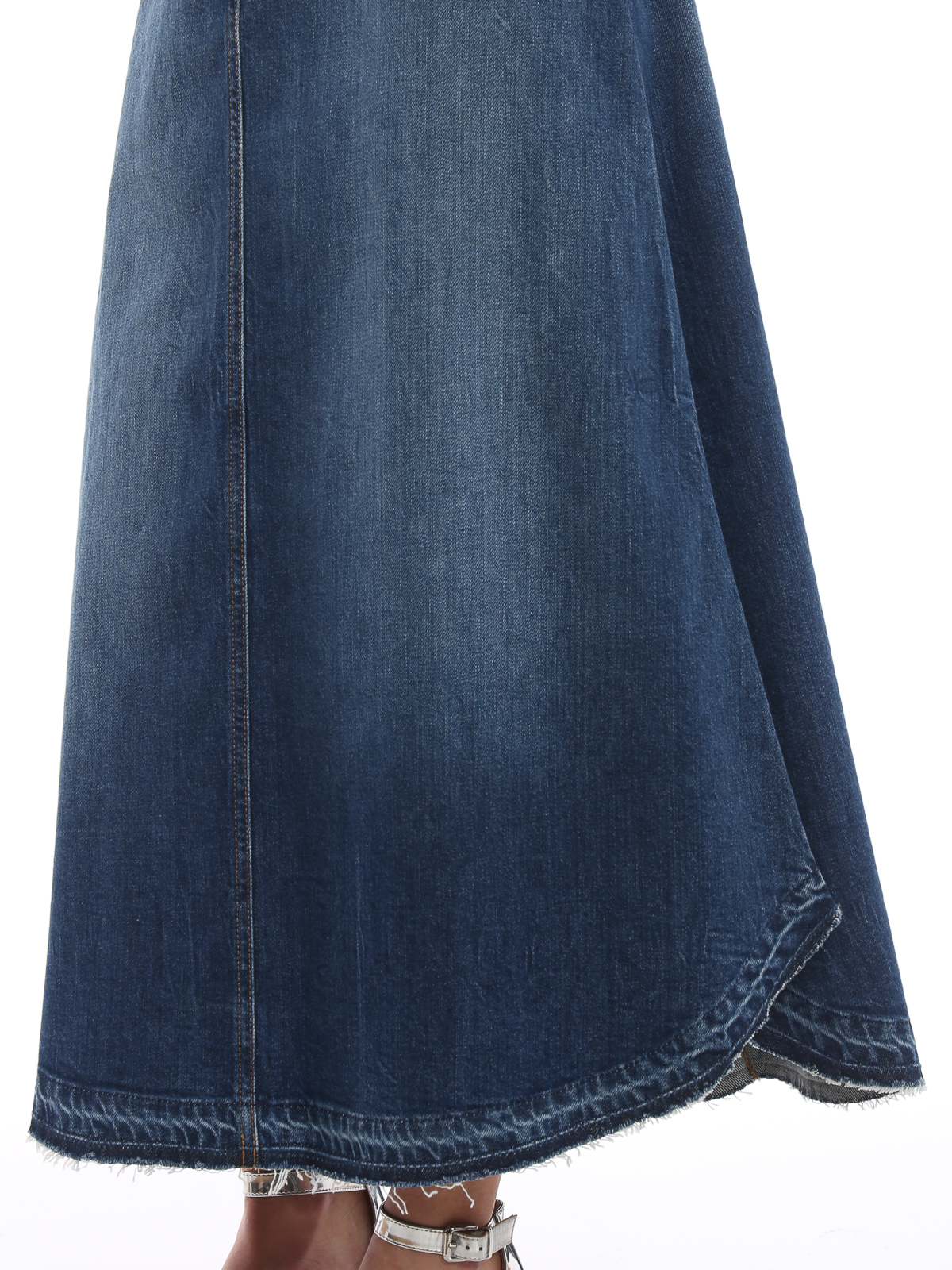 denim long skirts online