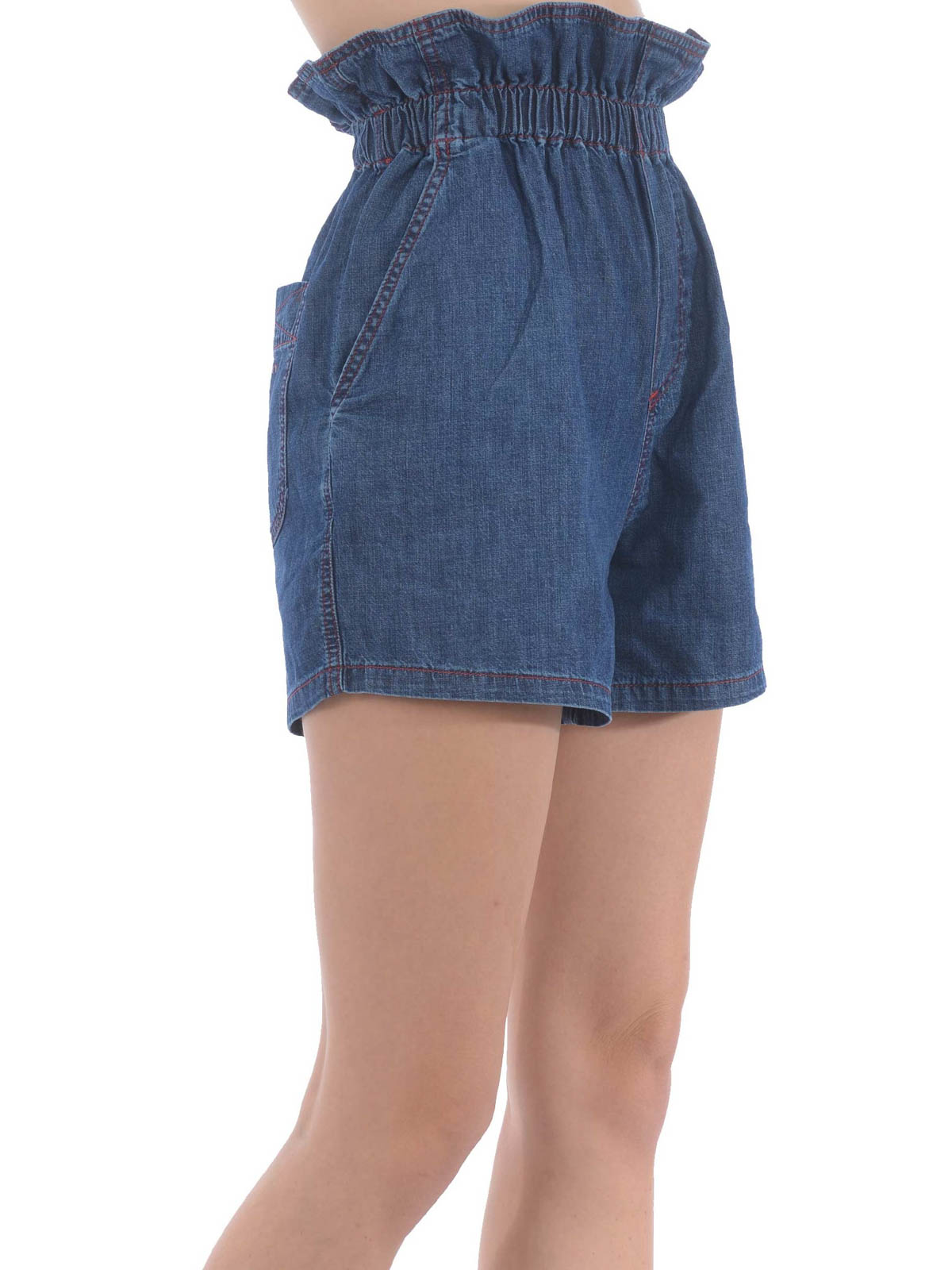 lightweight denim shorts