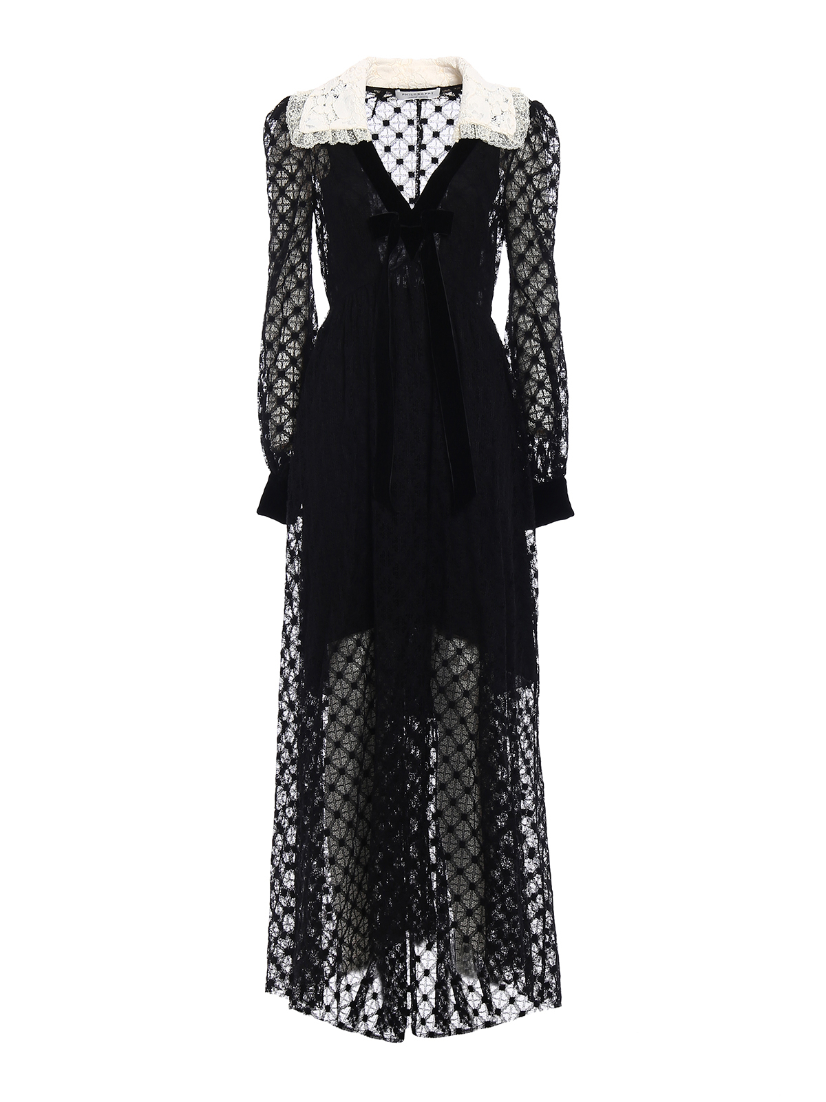 philosophy di lorenzo serafini high low gown