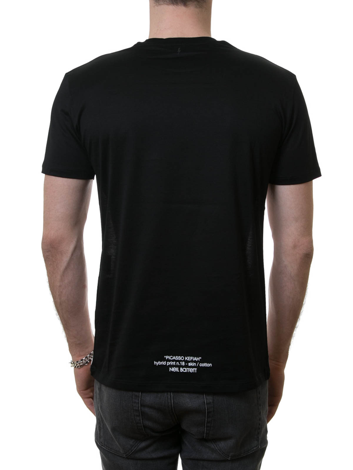T-shirts Neil Barrett - Picasso Kefiah print T-shirt - BJT96SA554S526