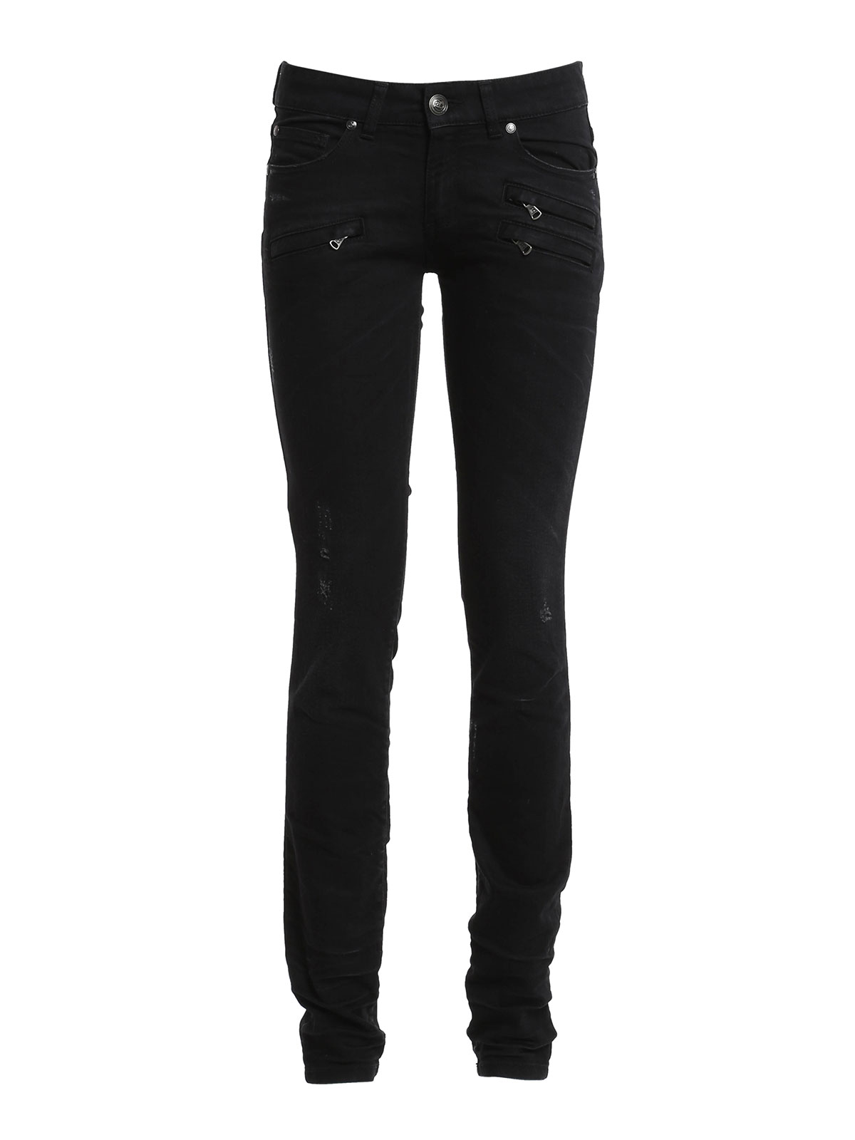 Skinny jeans Pierre Balmain - Used effect jeans - FP5359J335B905