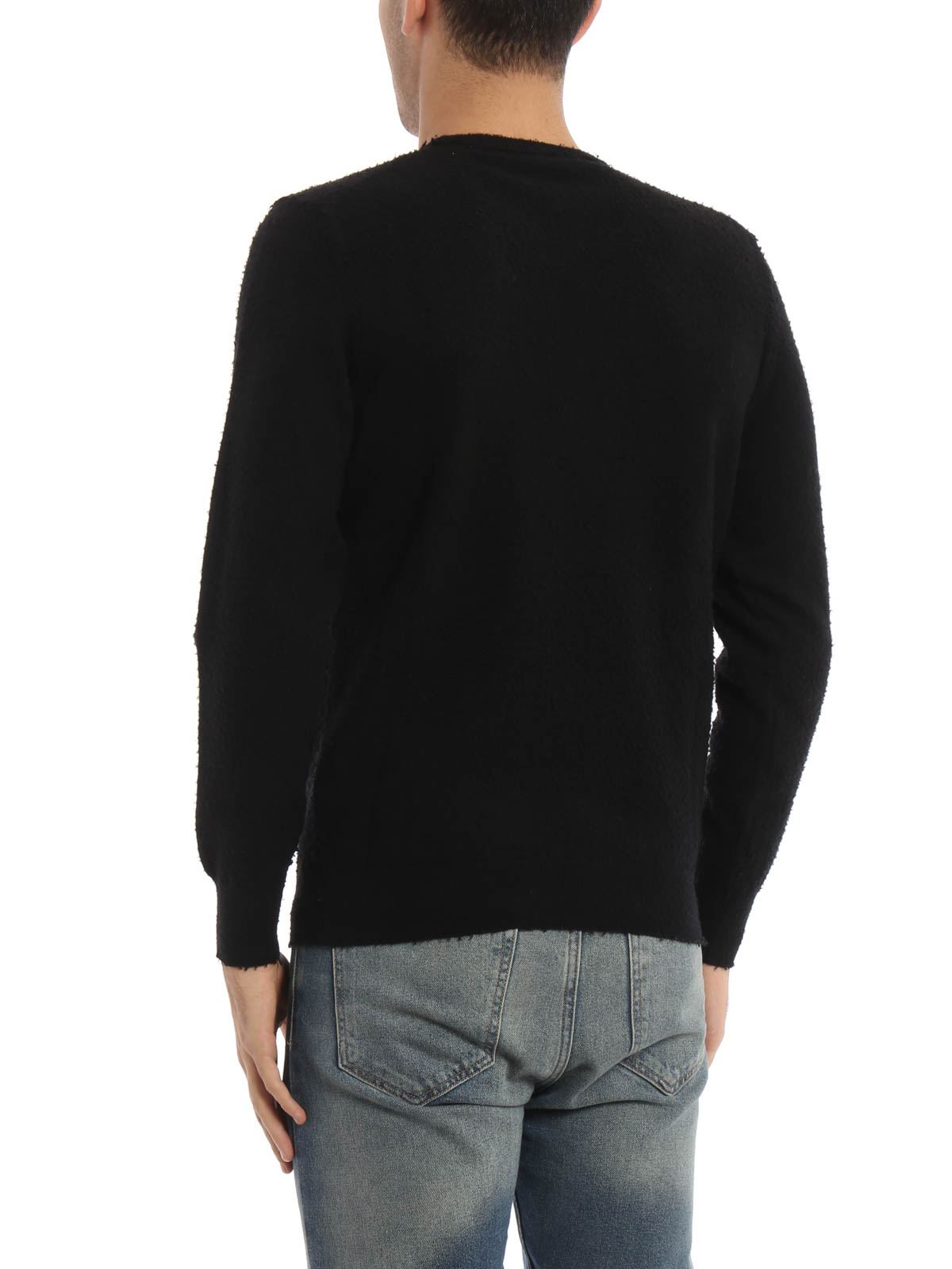 Crew necks Drumohr - Pilling effect wool sweater - D1RC113690 | iKRIX.com