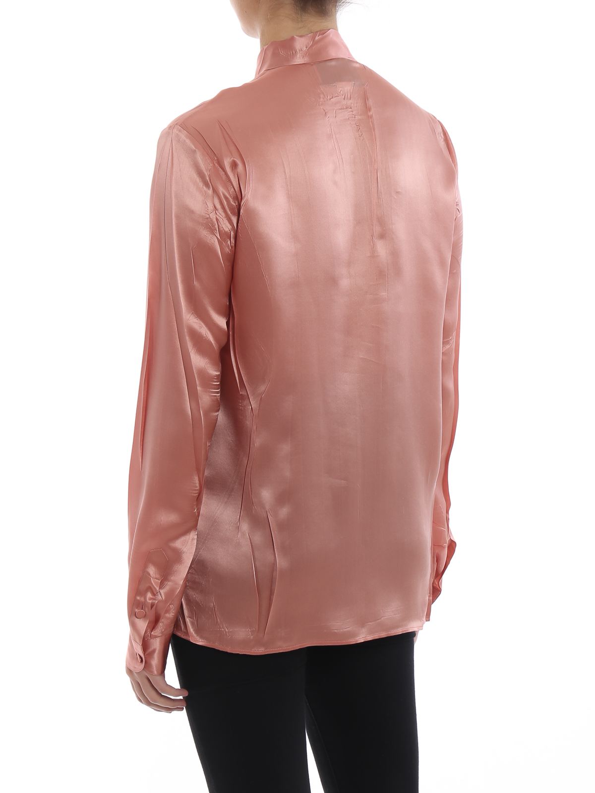 Shirts Gucci - Pink silk pussy bow shirt - 544887ZLS035733 | iKRIX.com