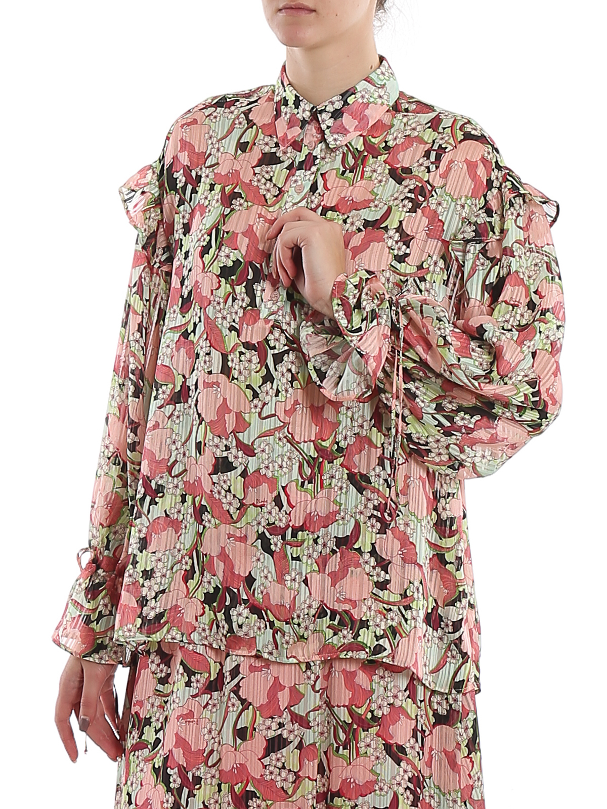 Shirts Pinko - Muttley floral shirt - 1B14K28062NS1 | Shop online 
