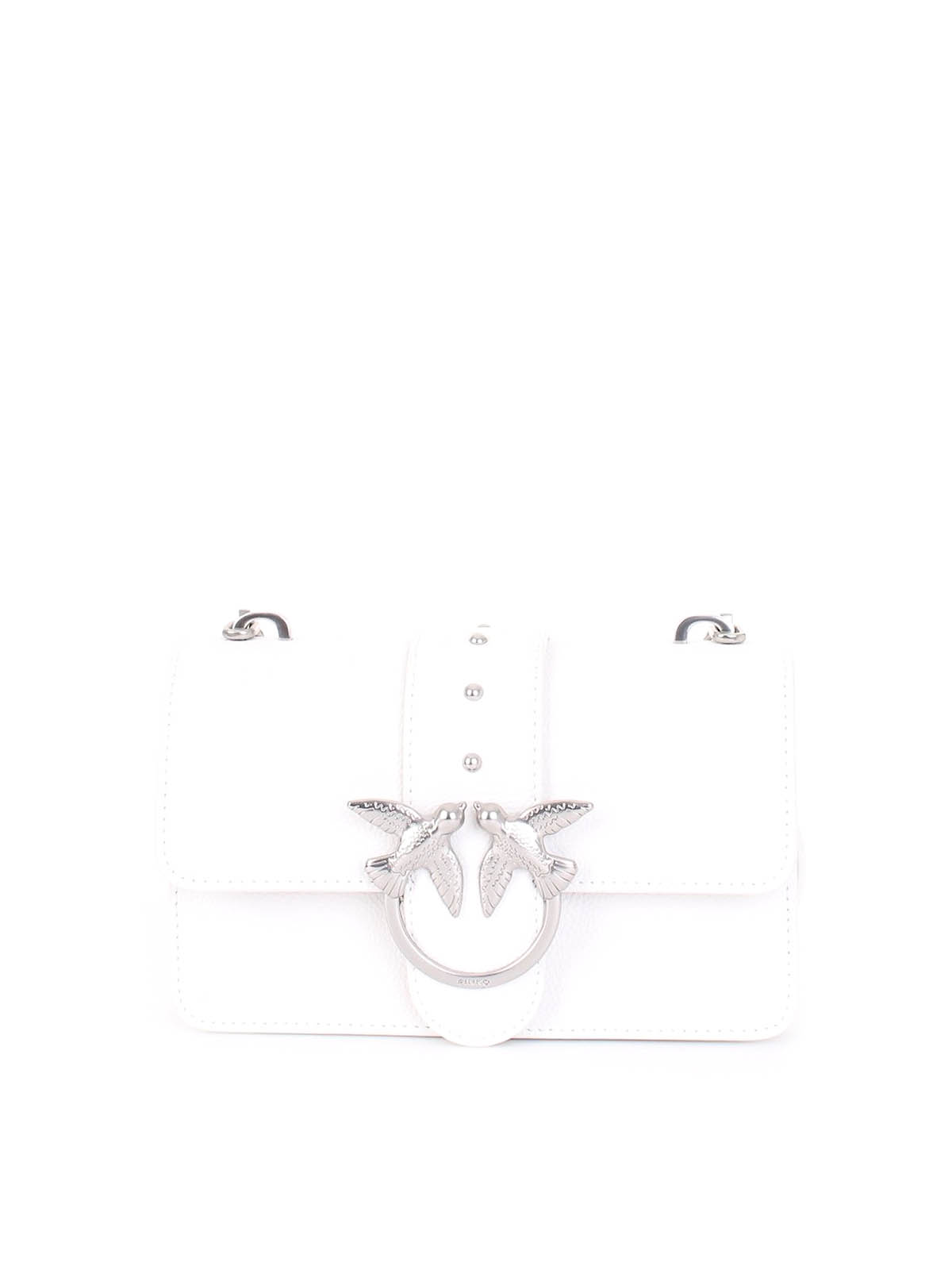 Pinko Love Simply Mini 1 Cross Body Bag In White