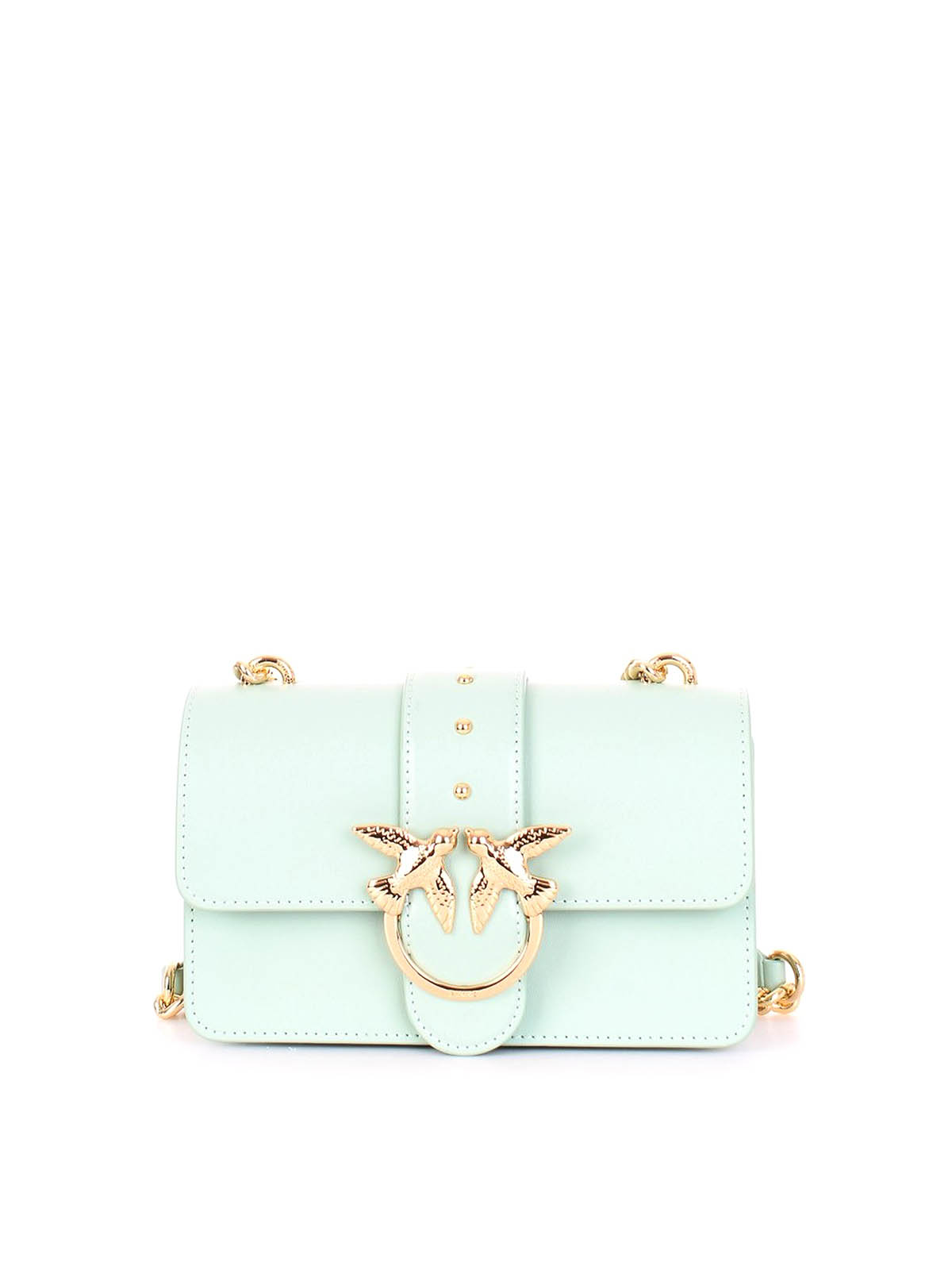 pinko love mix mini crossbody bag