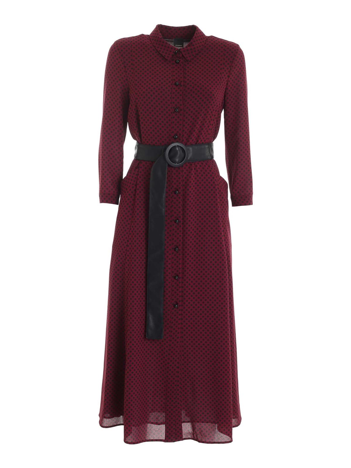 wine colored maxi