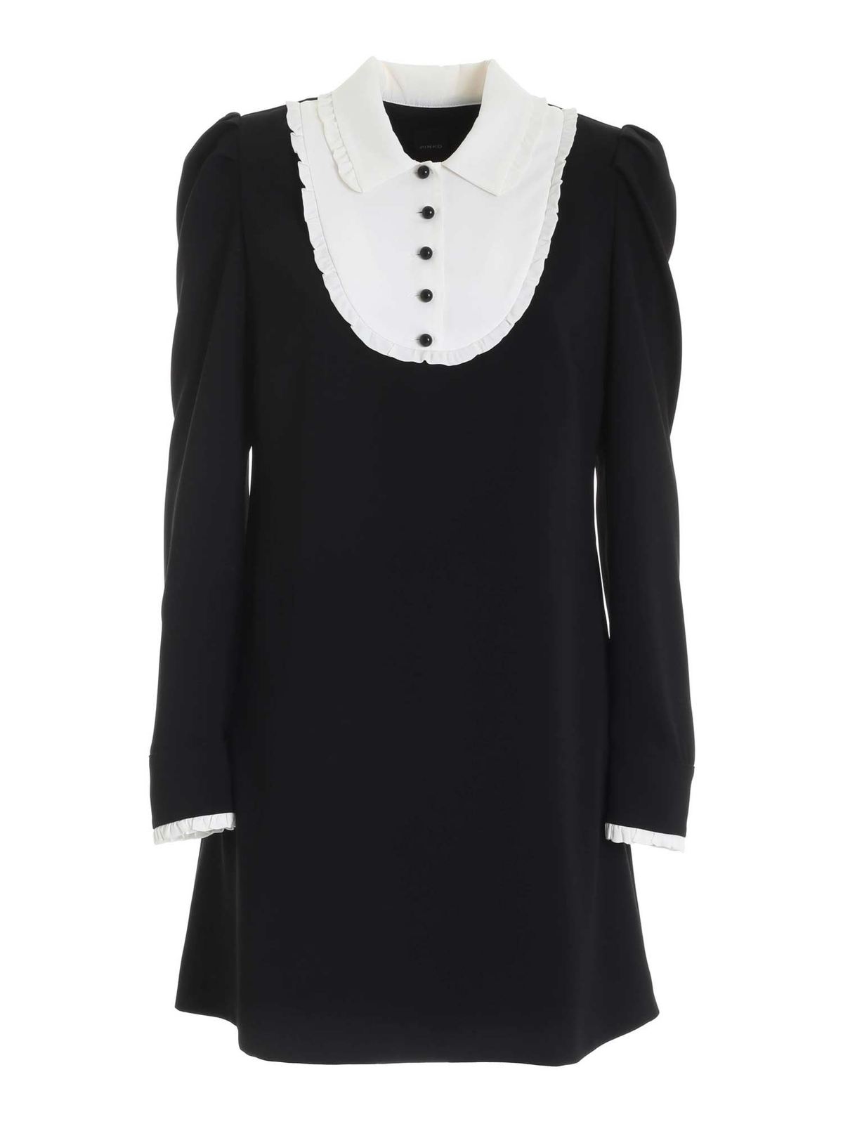 black and white jumper dress