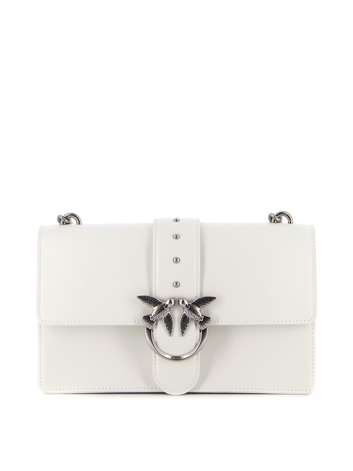 Click to view more detailed imagery on our partner's website Pinko Love Icon Bag In White