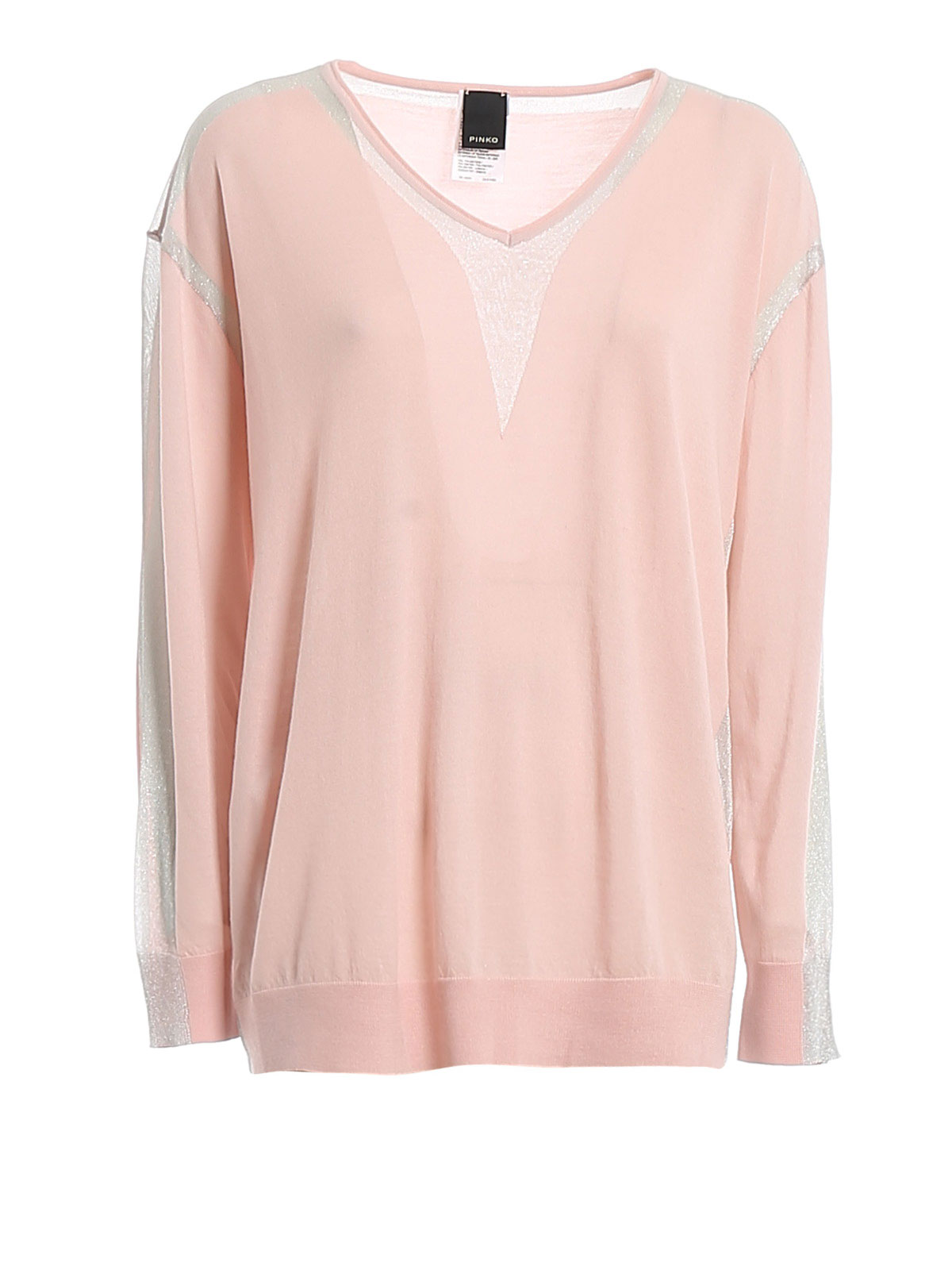 Pinko Gattomare Wool Sweater In Pink