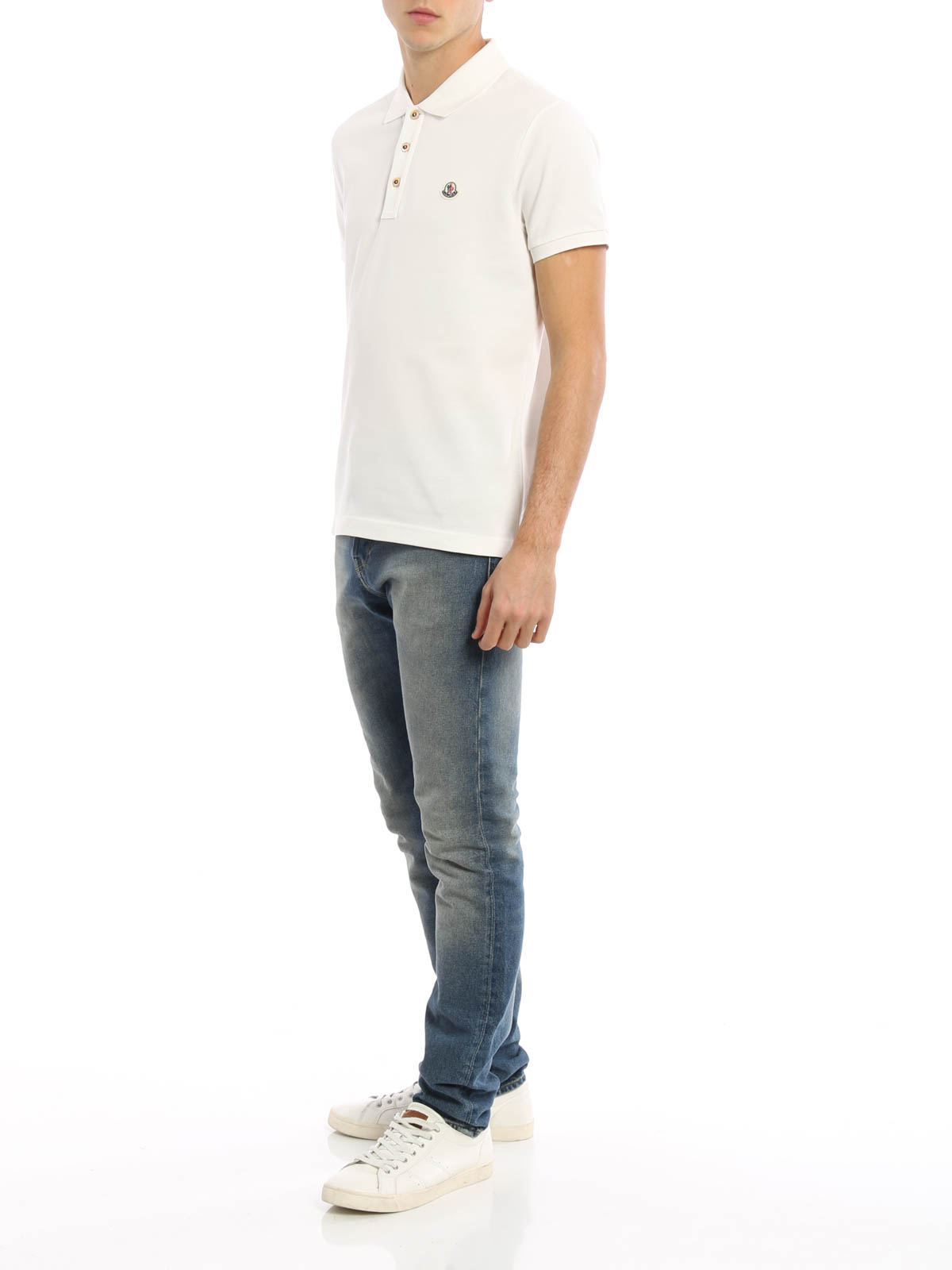 plain white moncler t shirt