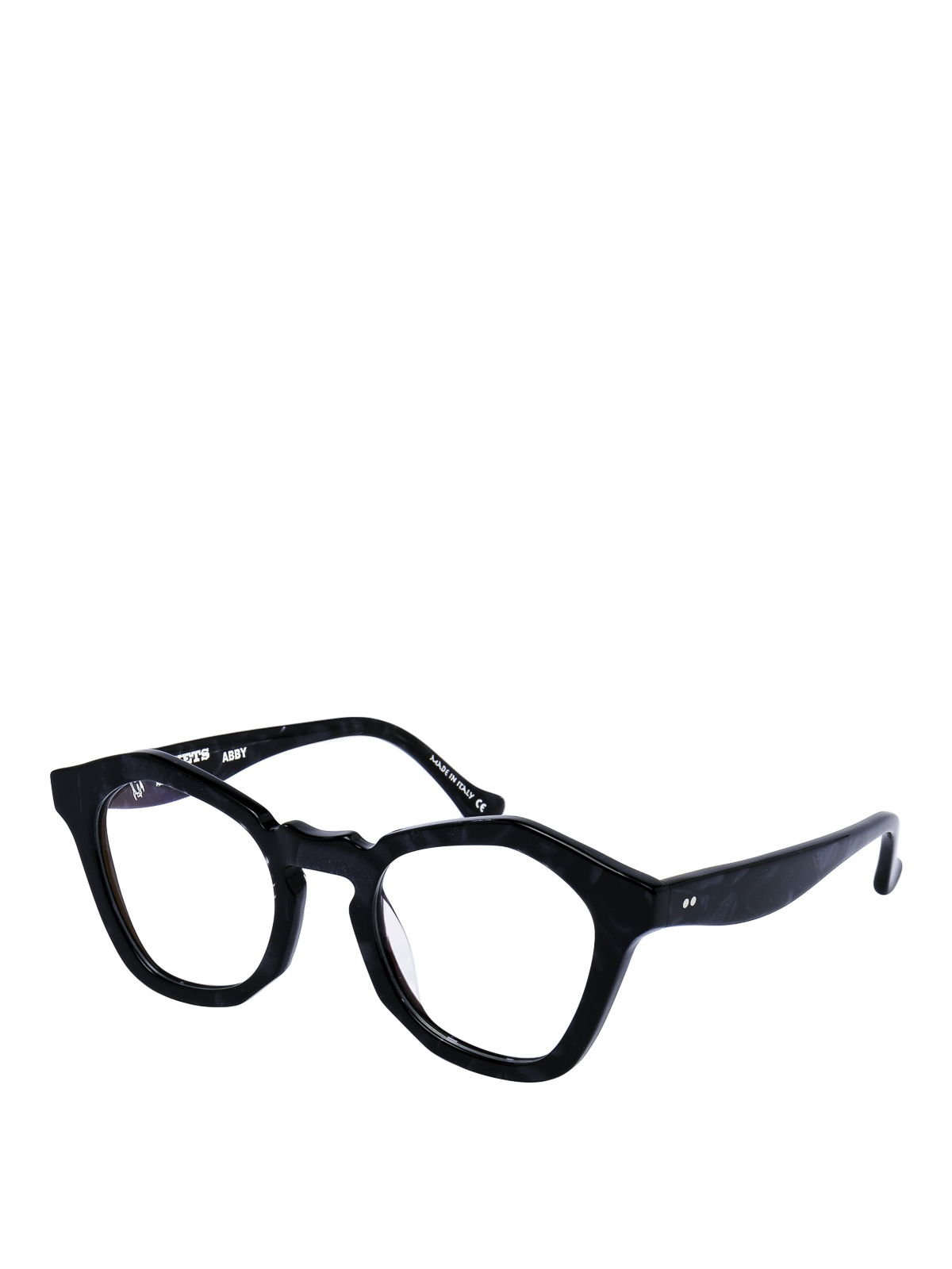 Glasses Platoy - Abby black granite acetate eyeglasses ...