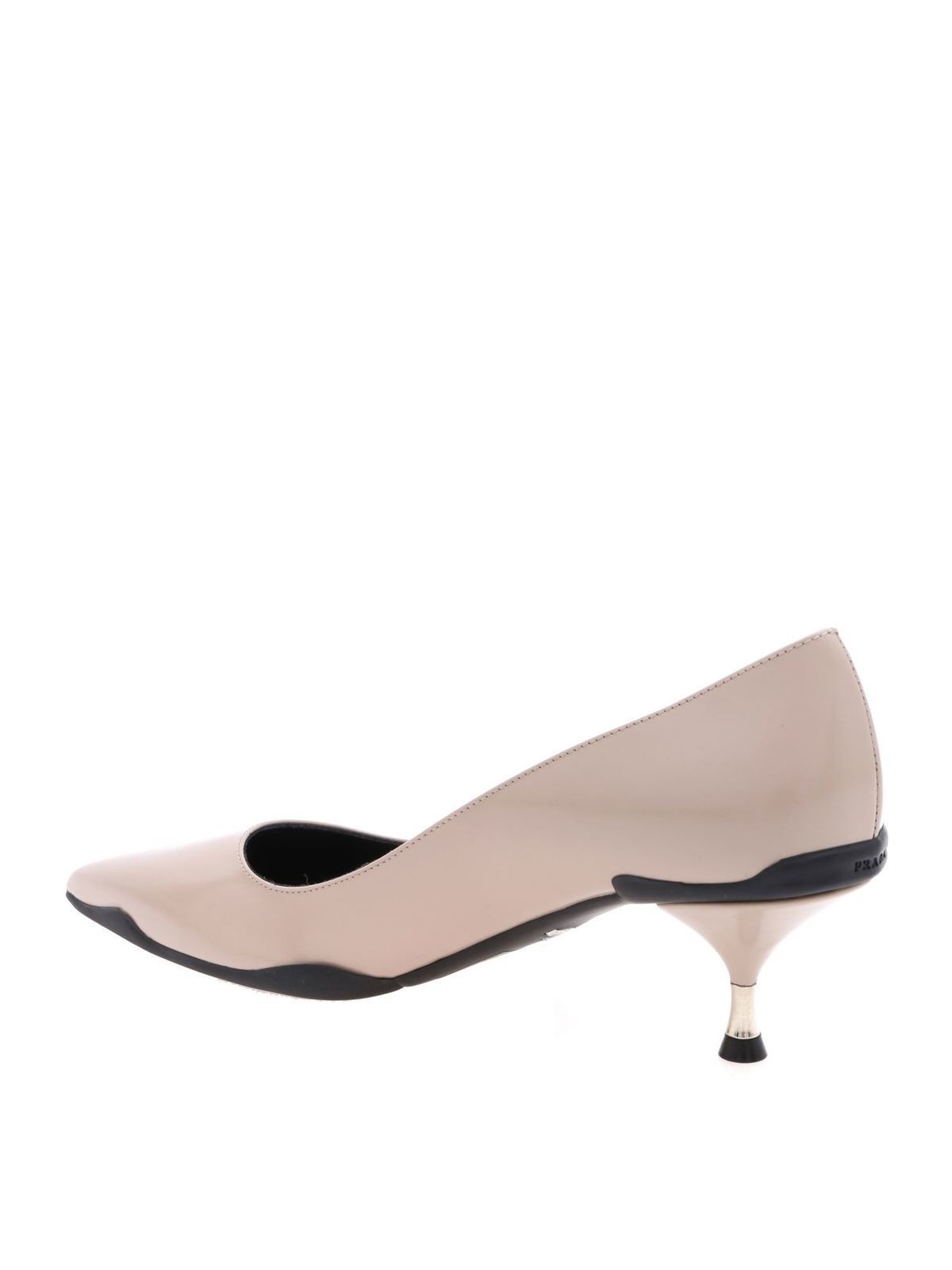 Court - pumps in powder pink leather - 1I262L055F0236
