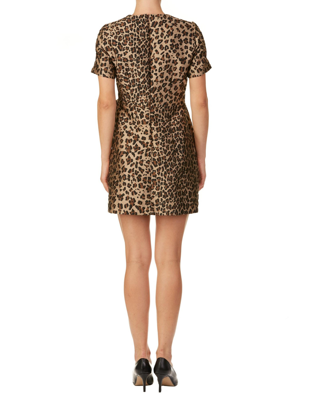 Abiti corti P.A.R.O.S.H. - Abito corto animalier Poleo con fiocco -  POLEOD731004806