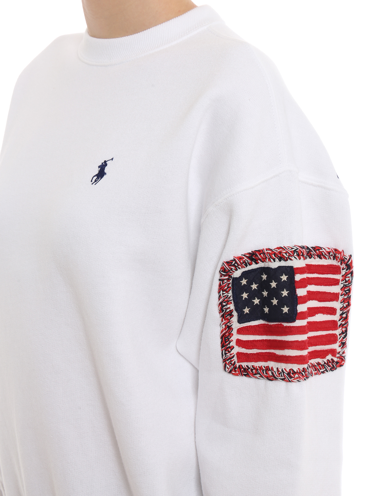 Sweatshirts & Sweaters Polo Ralph Lauren - American flag detail cotton  blend sweatshirt - 211744524003