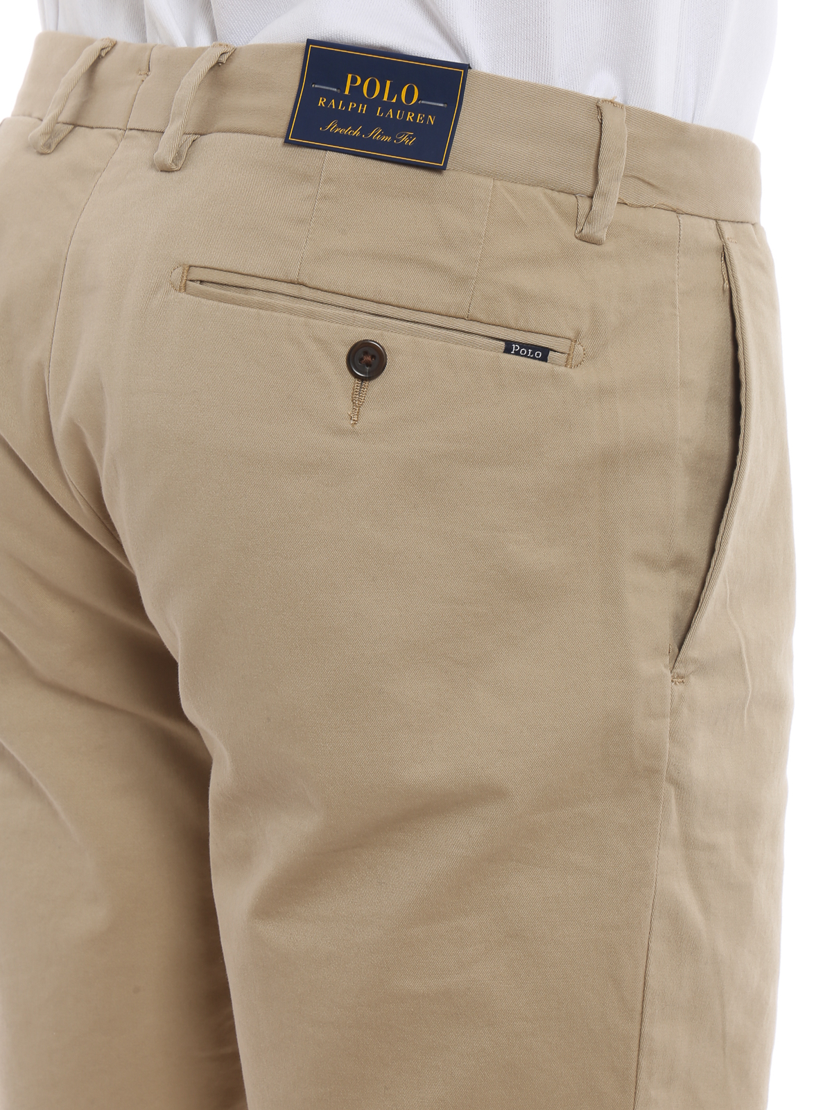 плодове аналог самолет Shorts Polo Ralph Lauren - Beige stretch cotton shorts - 710646709004