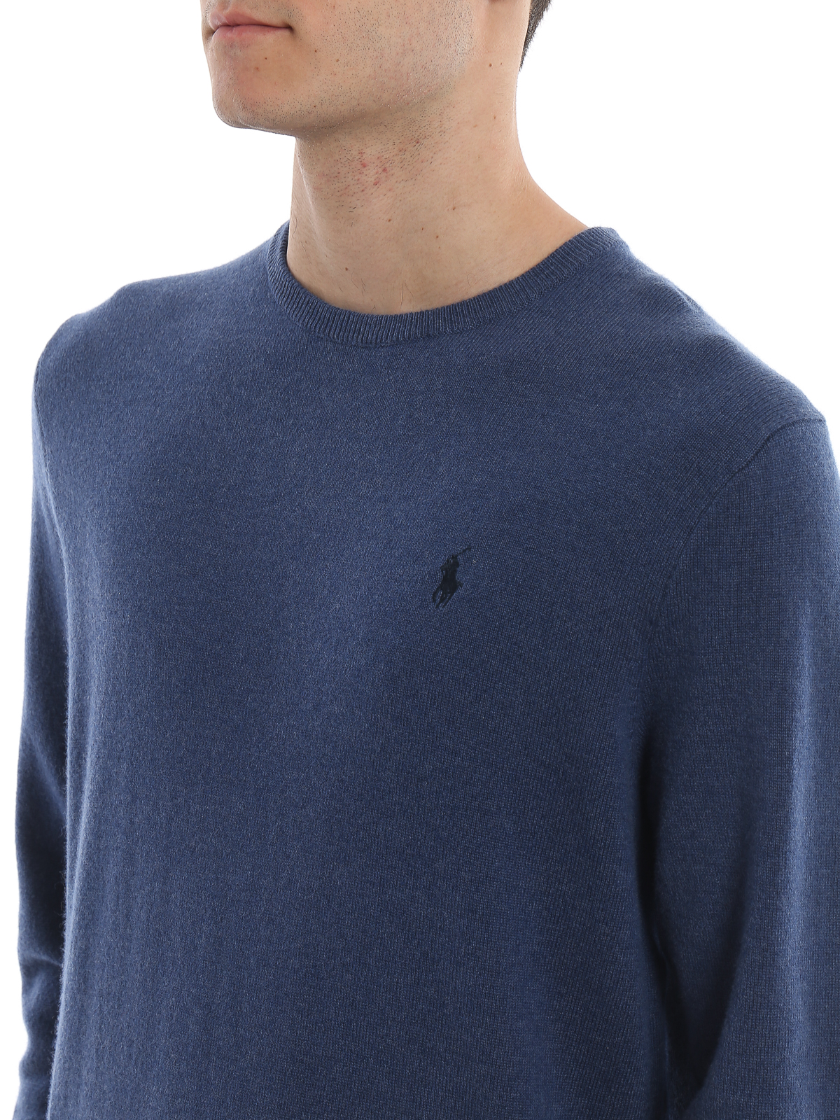 crew neck sweater polo