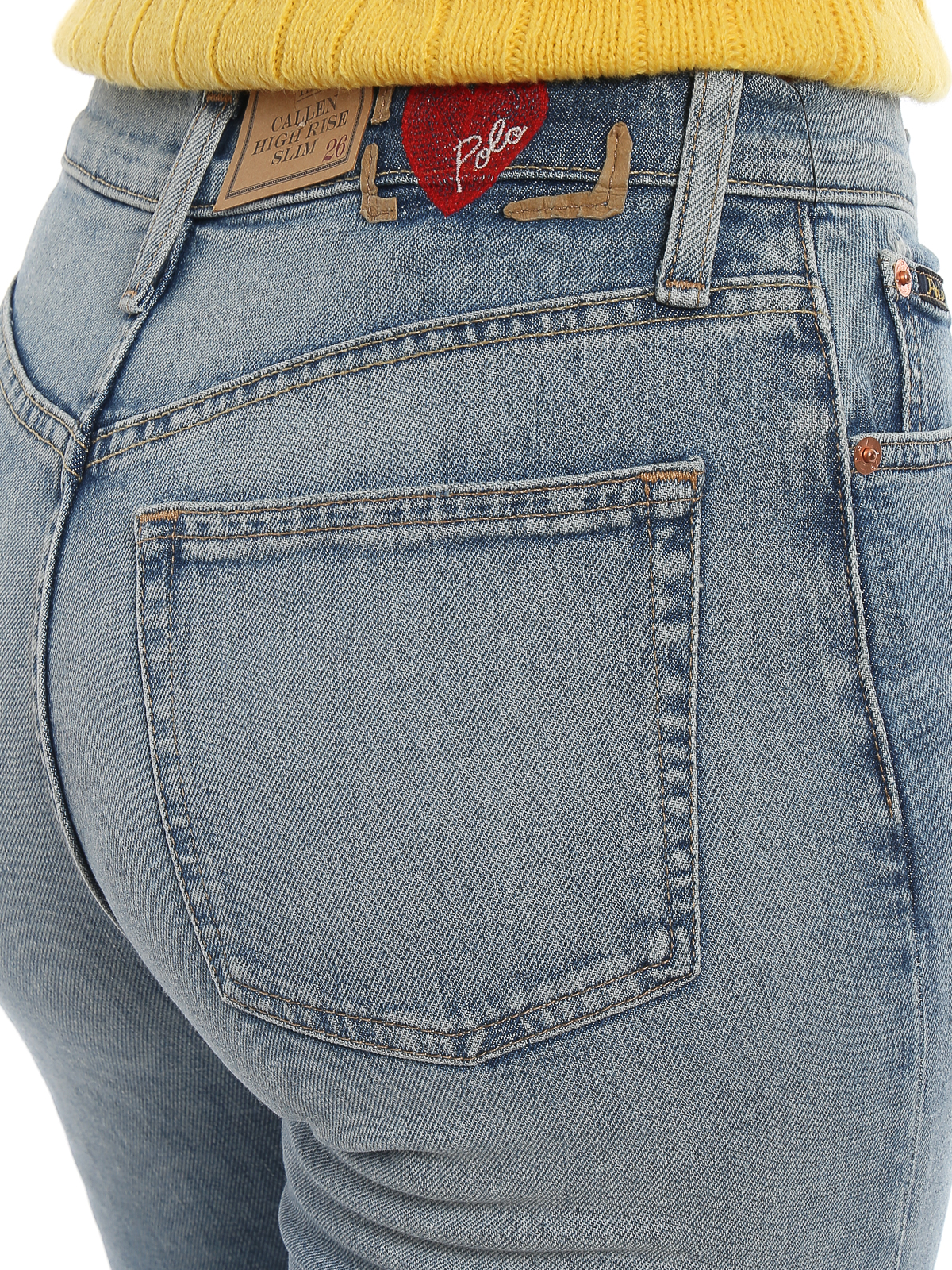 jeans Polo Lauren - Callen high rise slim jeans -