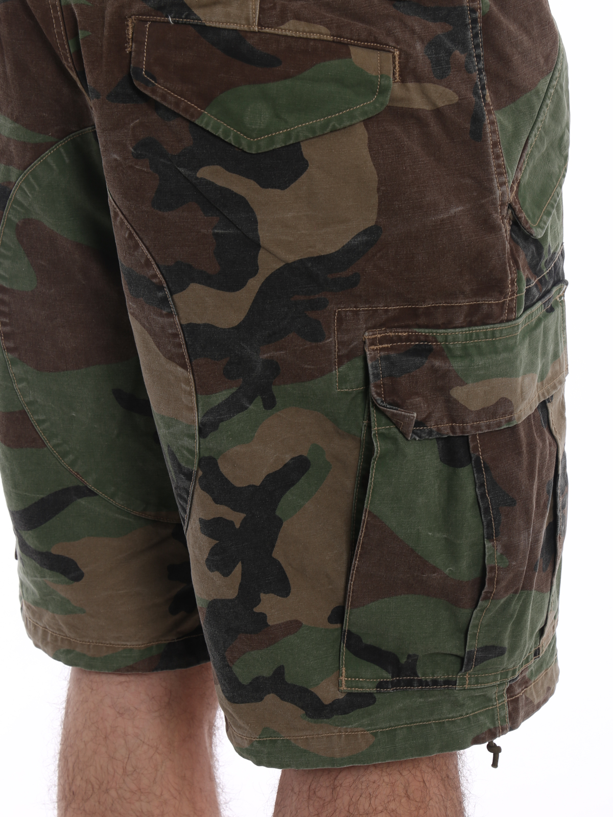 Trousers Shorts Polo Ralph Lauren - Camouflage cotton cargo shorts -  710693313001