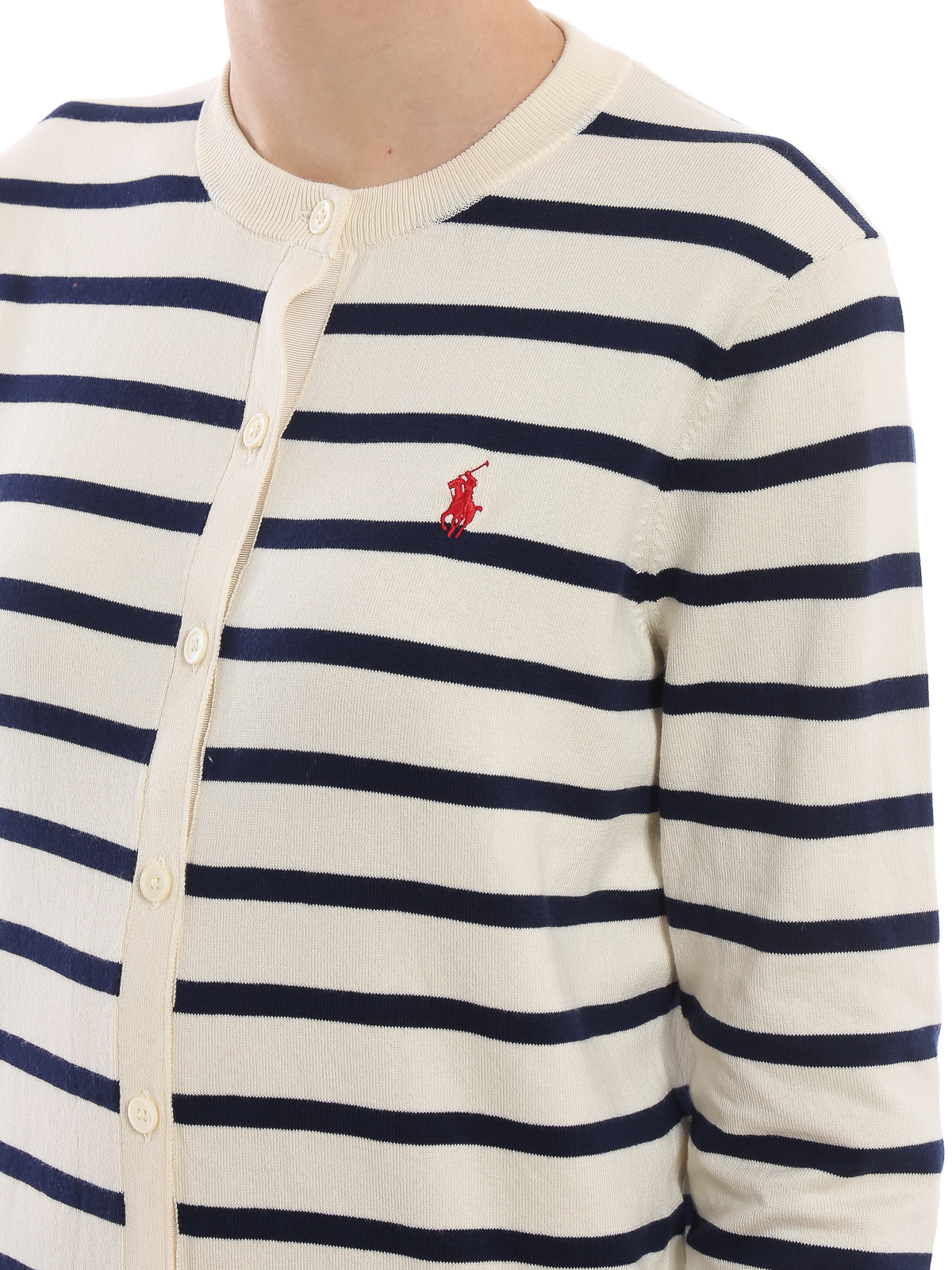 Cardigans Polo Ralph Lauren - Cotton blend striped cardigan - 211738057001