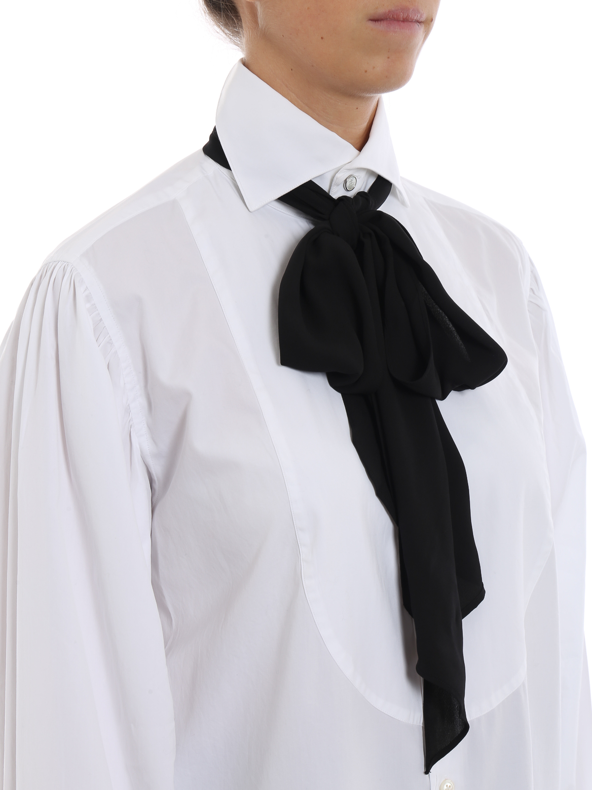 Shirts Polo Ralph Lauren - Cotton long shirt with black scarf