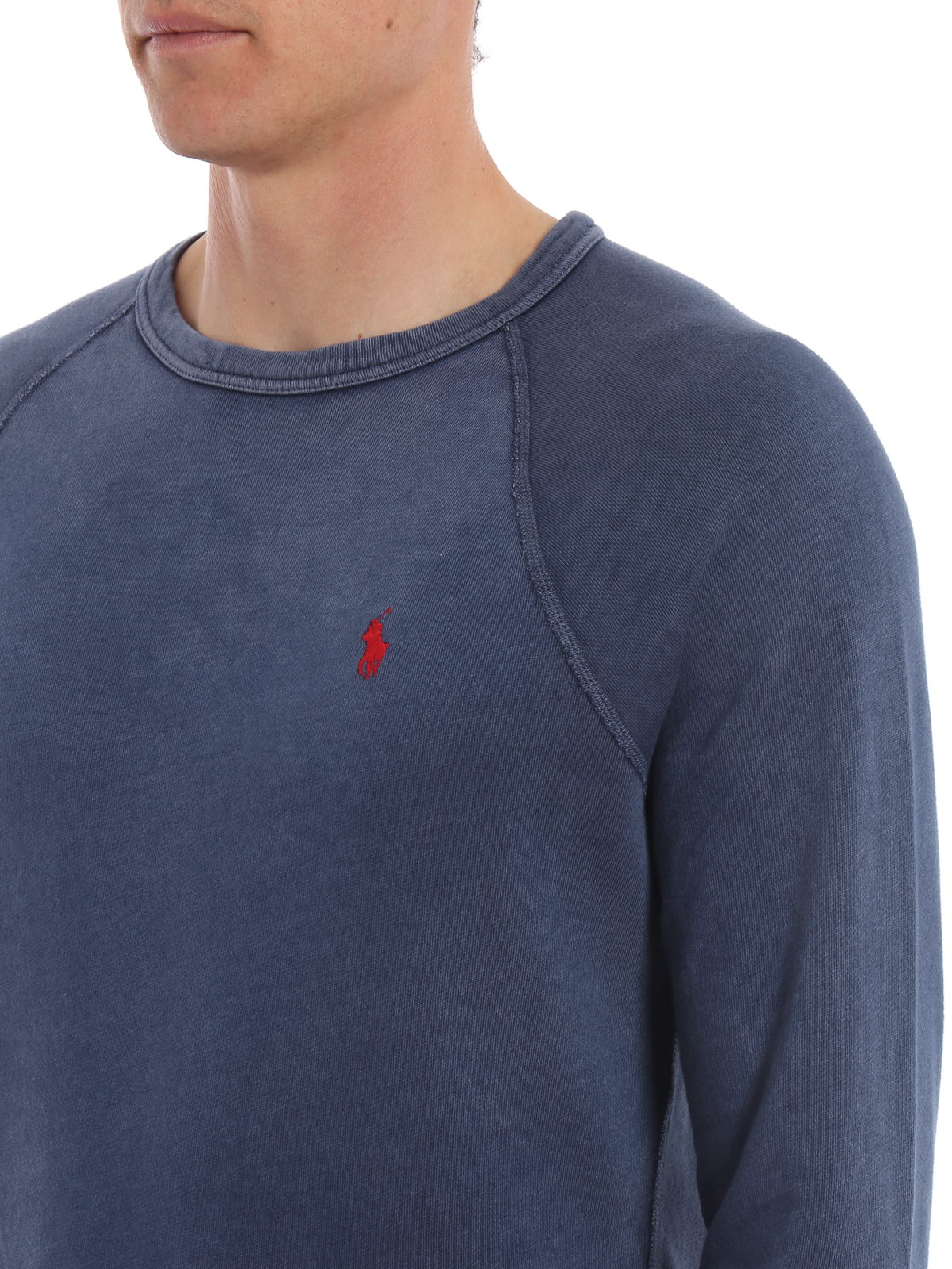 navy blue ralph lauren sweatshirt