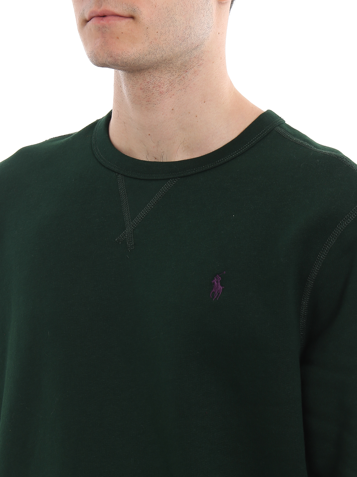 Sweatshirts & Sweaters Polo Ralph Lauren - Green cotton blend sweatshirt -  710766772006