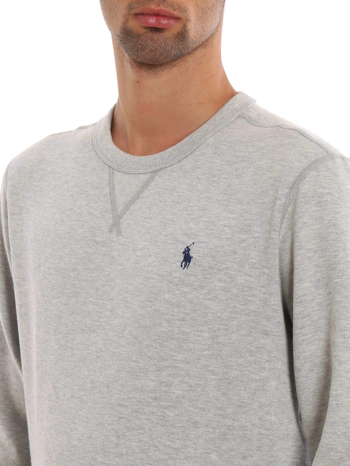 Sweatshirts & Sweaters Polo Ralph Lauren - Grey cotton blend sweatshirt -  710766772004