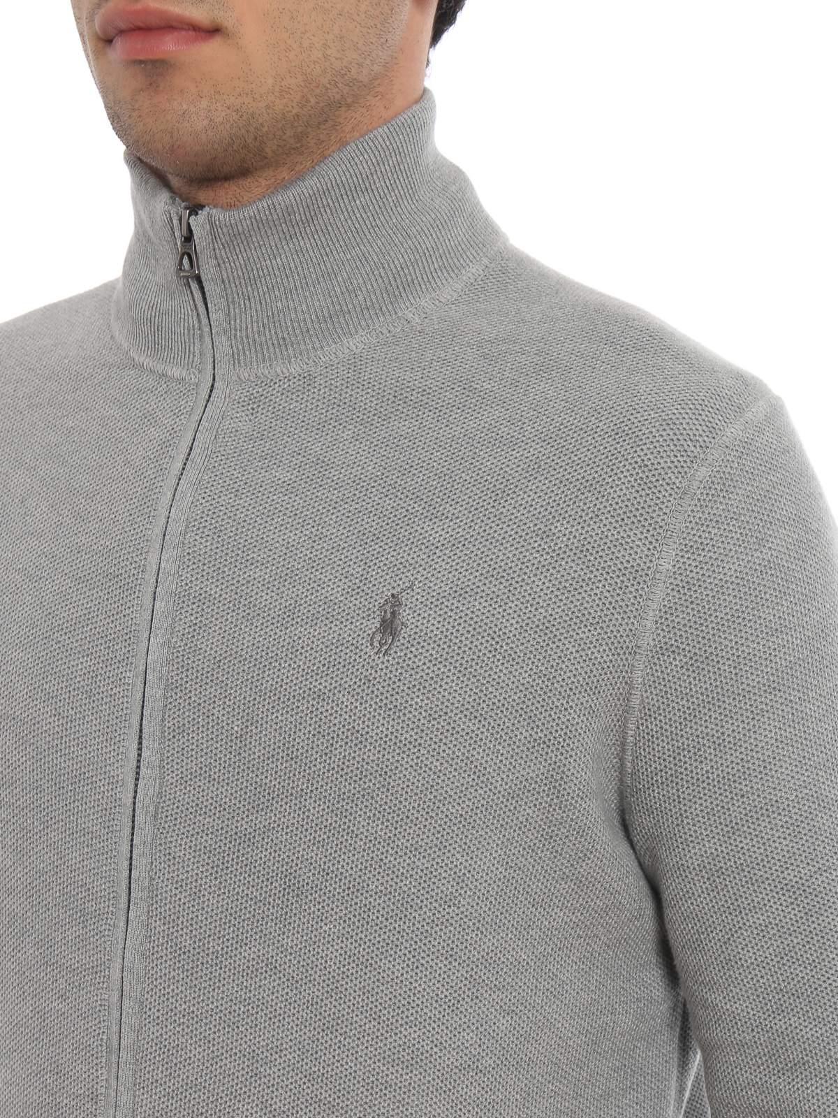 Polo Ralph Lauren - Grey cotton zipped 
