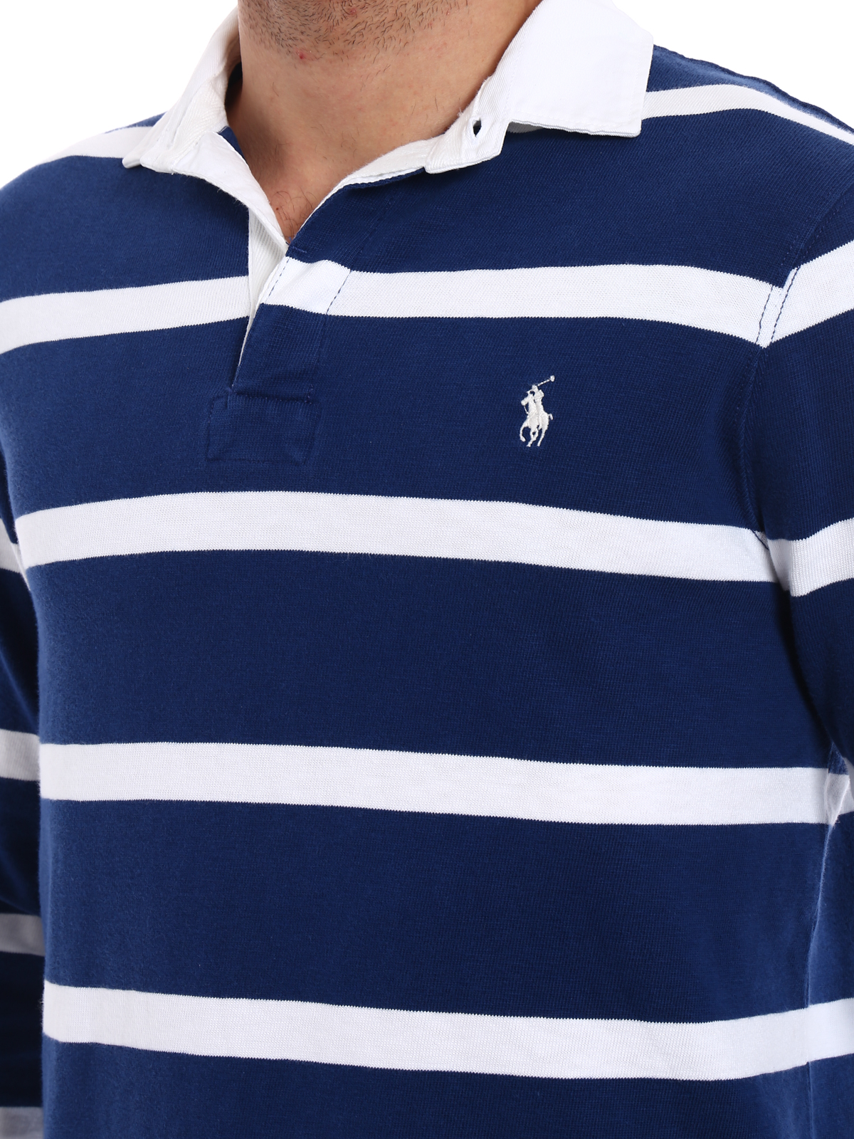 Iconic Rugby striped polo shirt 