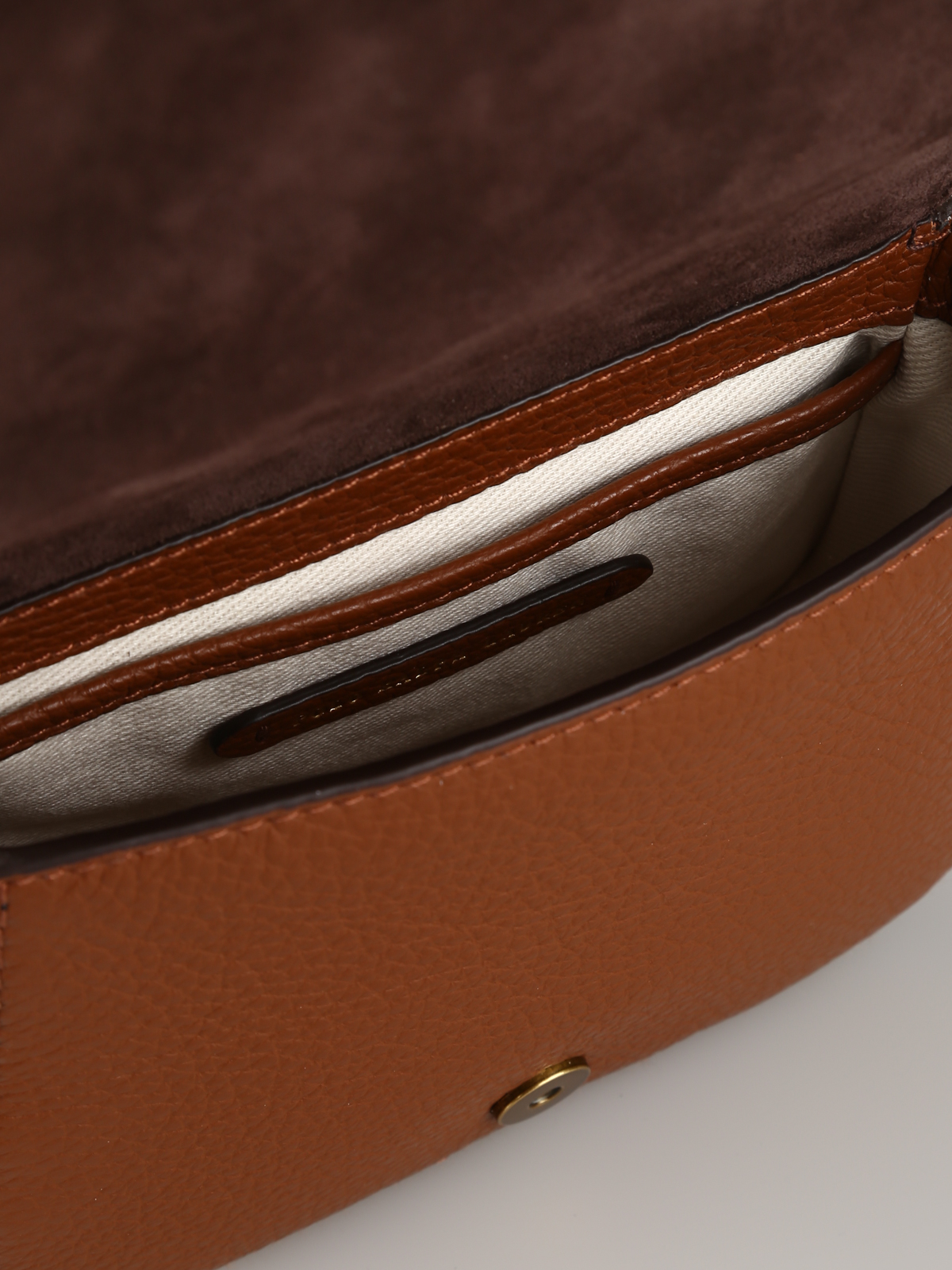Shoulder bags Polo Ralph Lauren - Lennox Mini brown leather shoulder ...