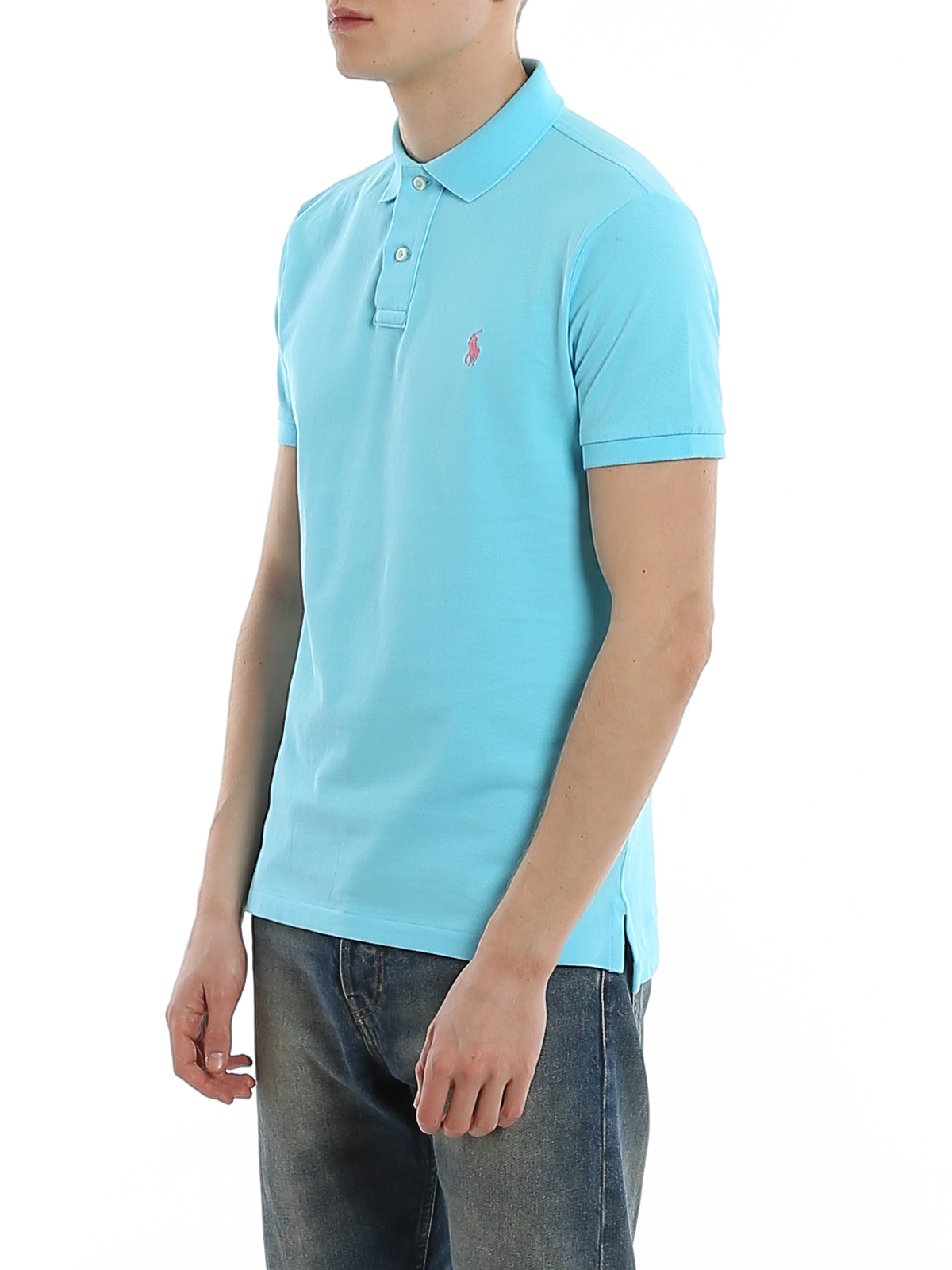 Polo shirts Polo Ralph Lauren Light blue polo shirt - 710795080024