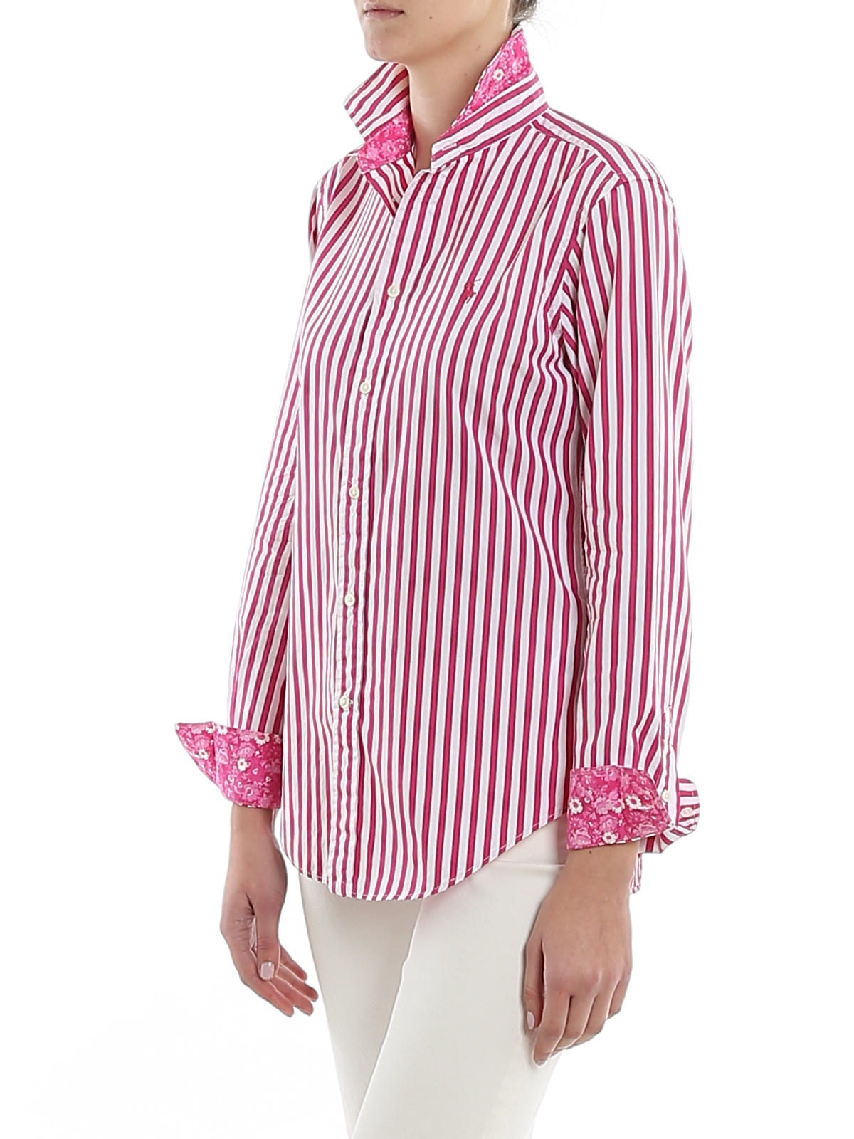 Shirts Polo Ralph Lauren - Logo embroidery striped poplin shirt 
