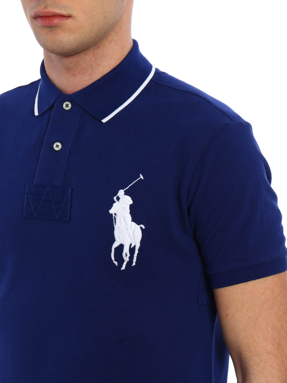 Polo Shirts Polo Ralph Lauren Maxi Logo Embroidery Polo Shirt