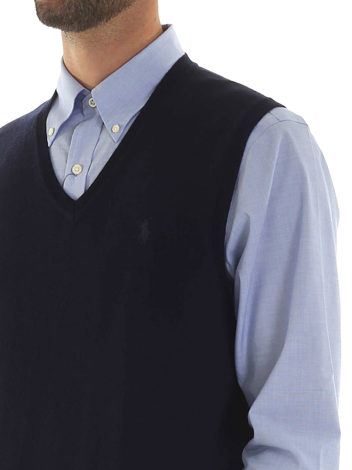 Vests Polo Ralph Lauren - Merino wool sleeveless sweater - 710758369002