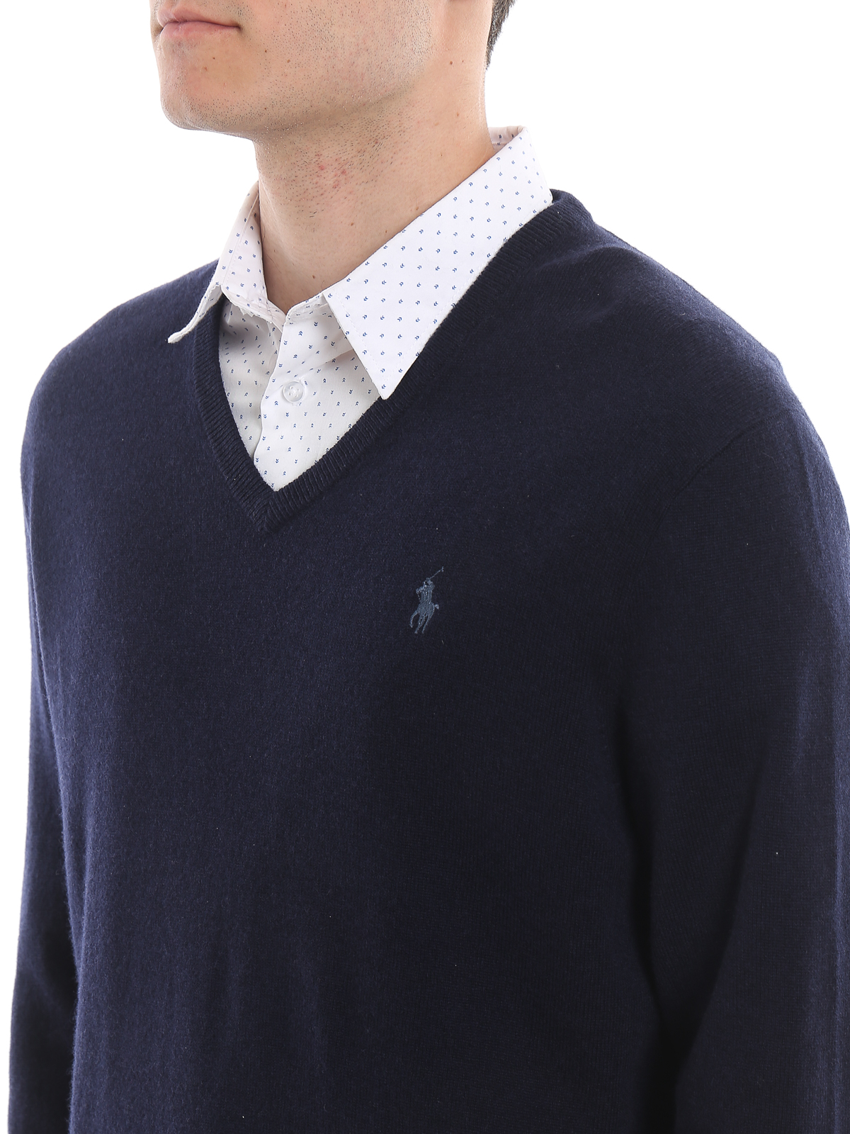 V necks Polo Ralph Lauren - Merino wool V neck sweater - 710667377002
