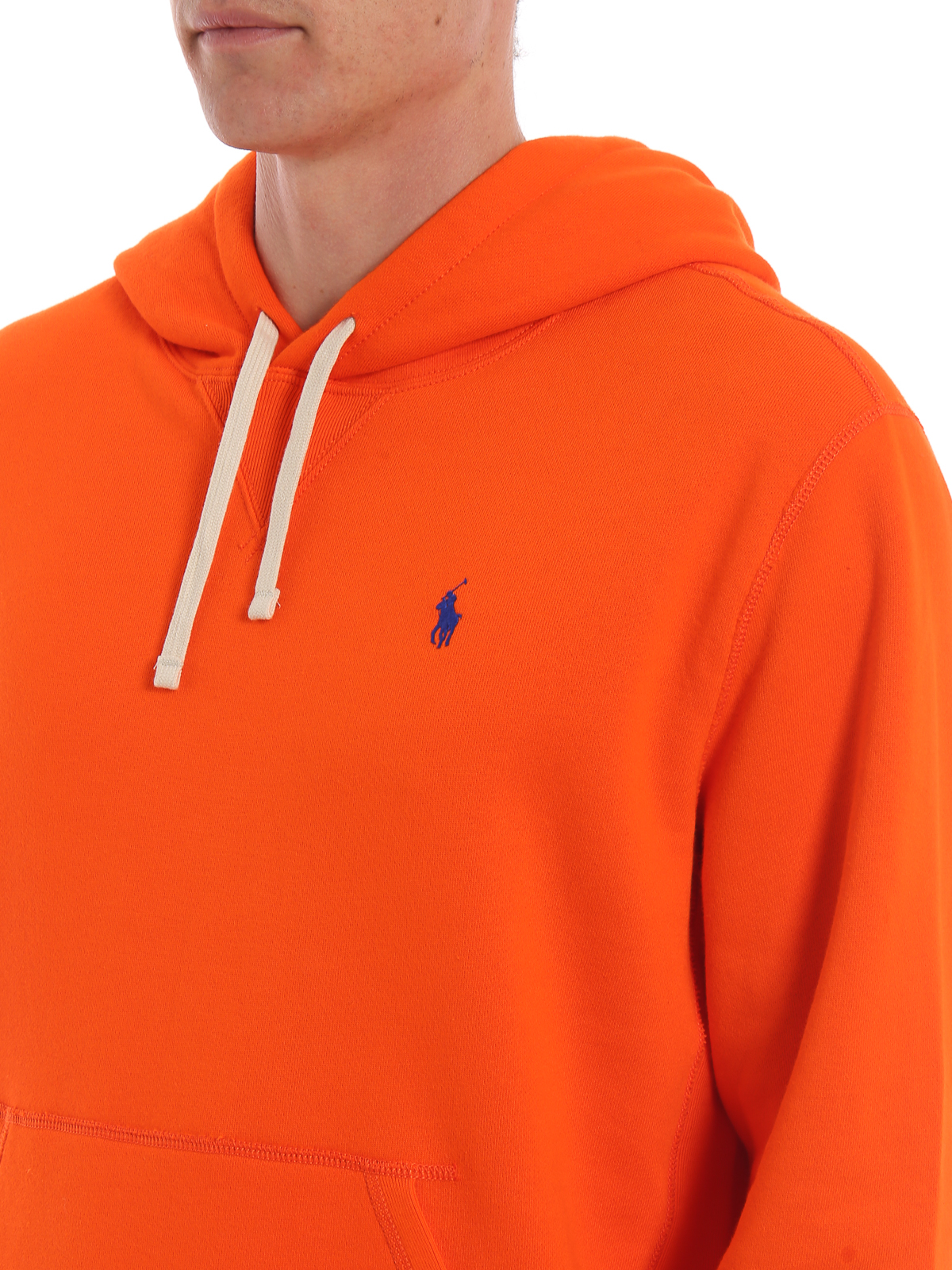 Sweatshirts & Sweaters Polo Ralph Lauren - Orange cotton blend hoodie -  710728760009
