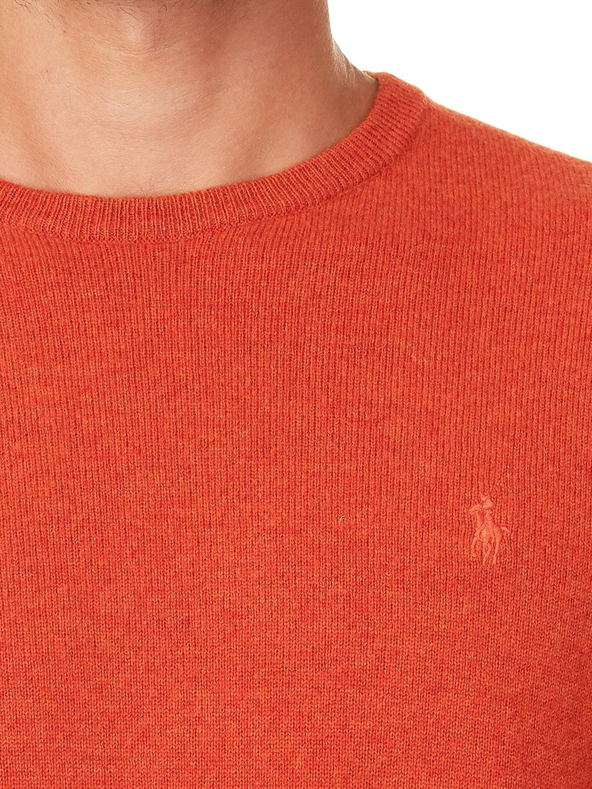 Crew necks Polo Ralph Lauren - Orange wool crew neck sweater - 710667378007