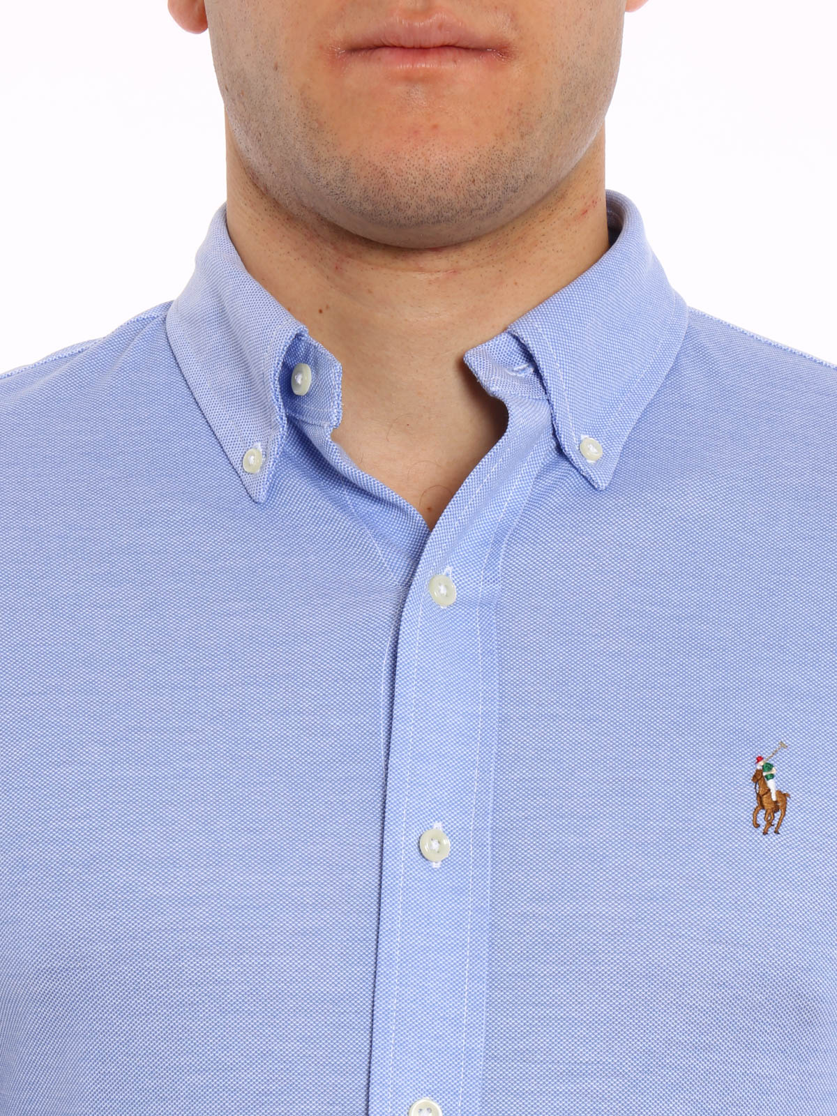 algodón vulgar Mucho Camisas Polo Ralph Lauren - Camisa Azul Para Hombre - A04WAA67C45AD4H75