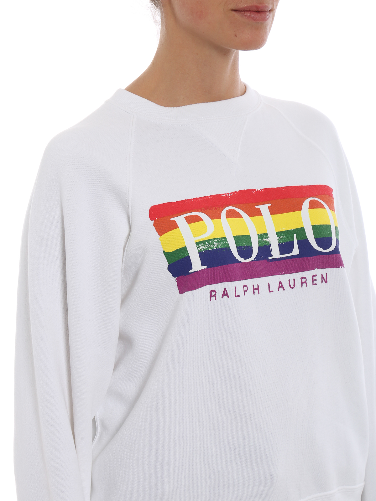 polo rainbow sweatshirt