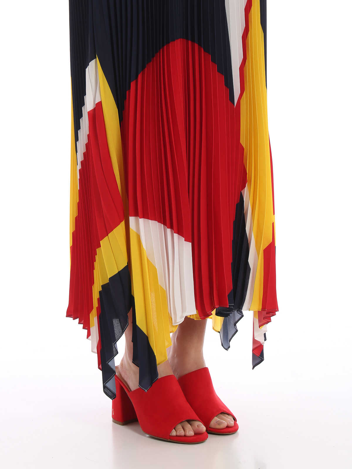 Maxi dresses Polo Ralph Lauren - Pleated skirt viscose blend maxi dress ...